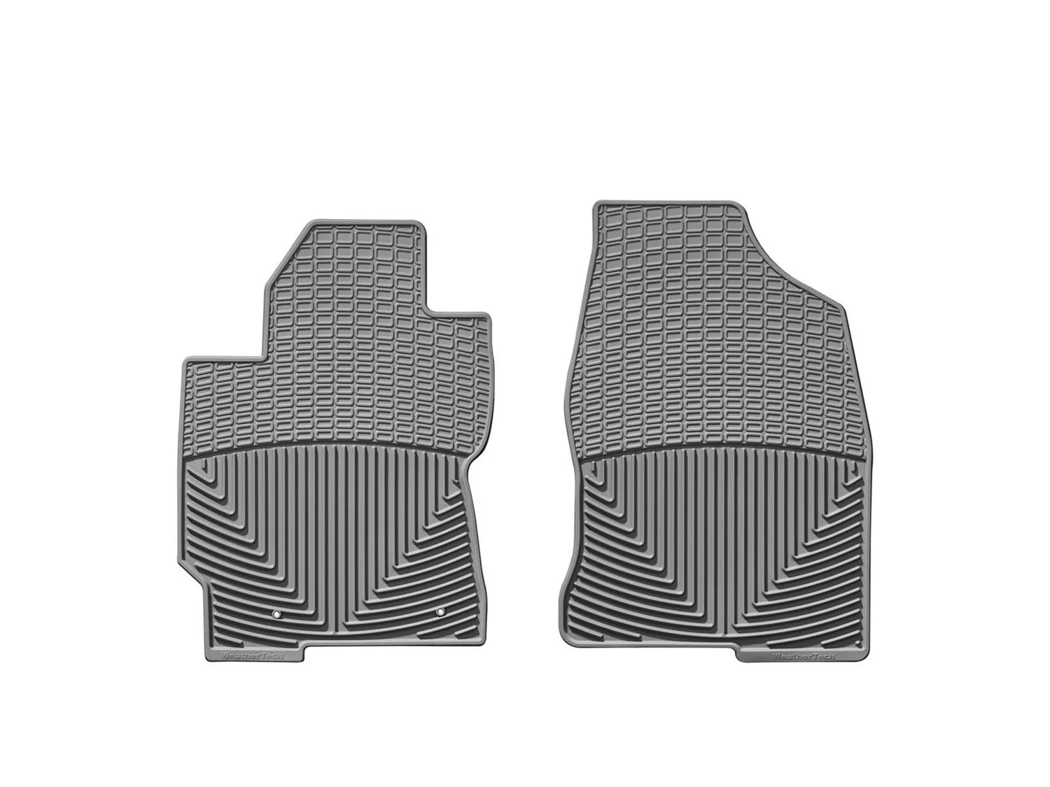 WeatherTech All Weather Floor Mats; Gray; Front;