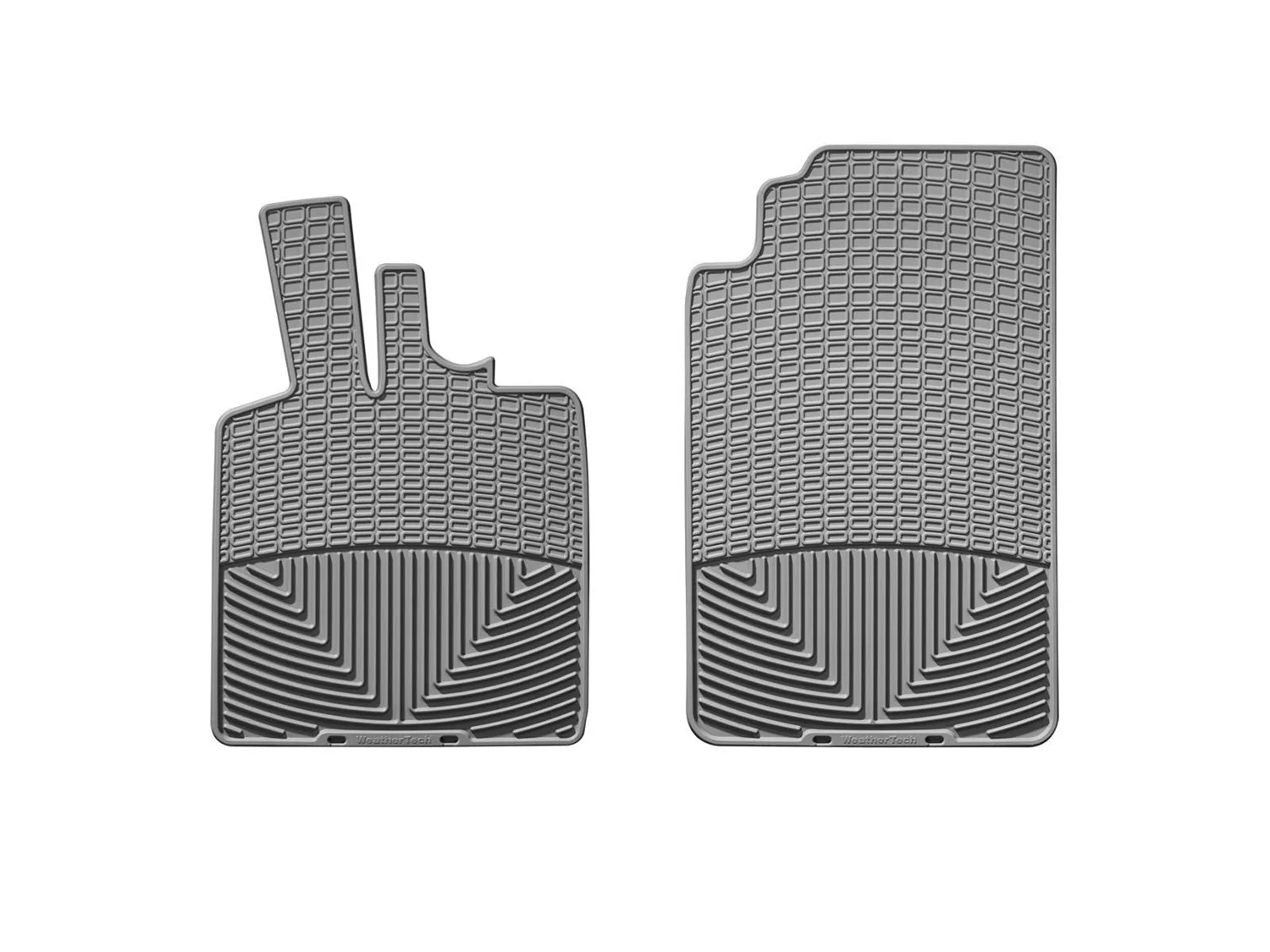 WeatherTech All Weather Floor Mats; Gray; Front;