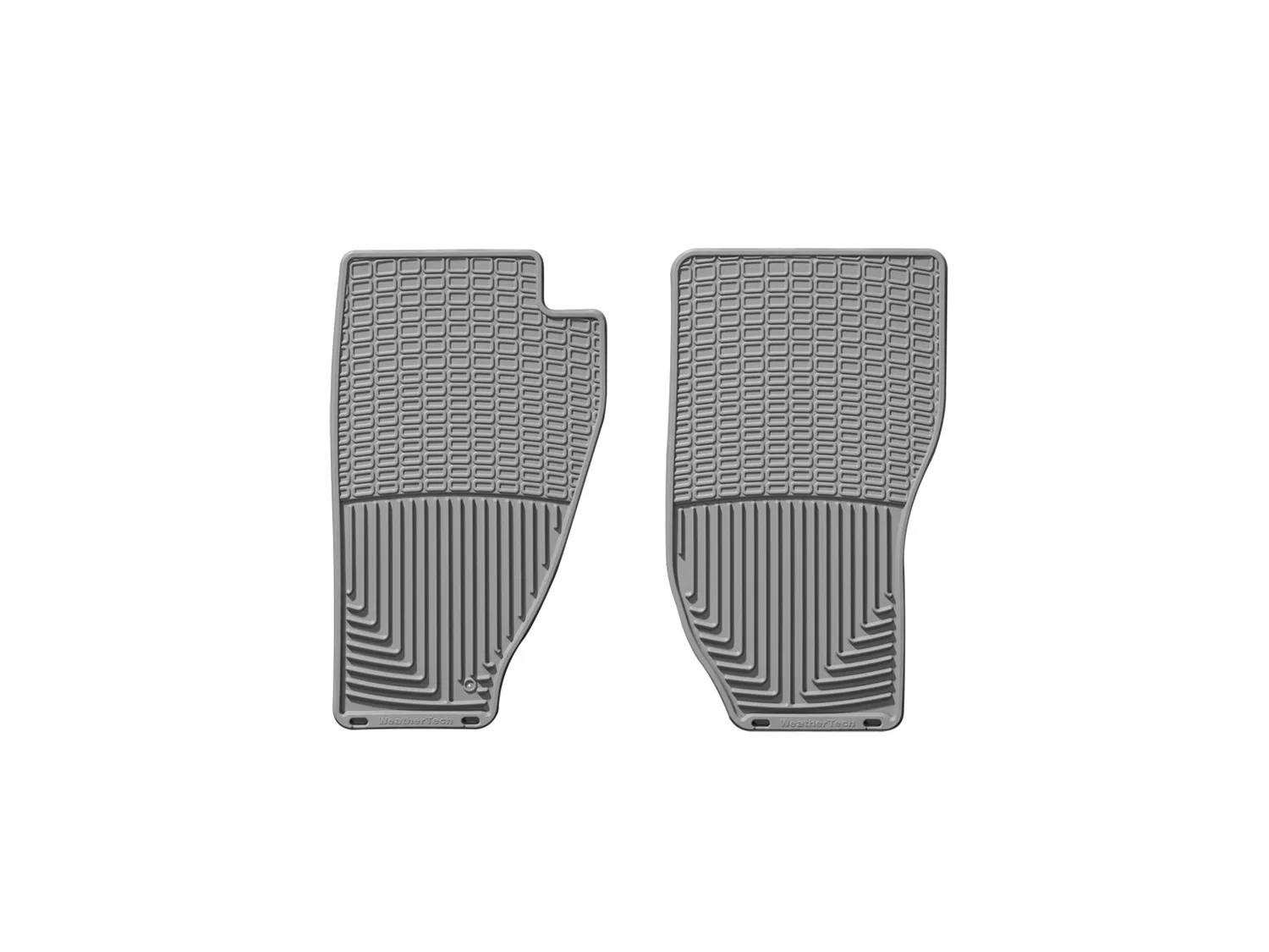 WeatherTech All Weather Floor Mats; Gray; Front;