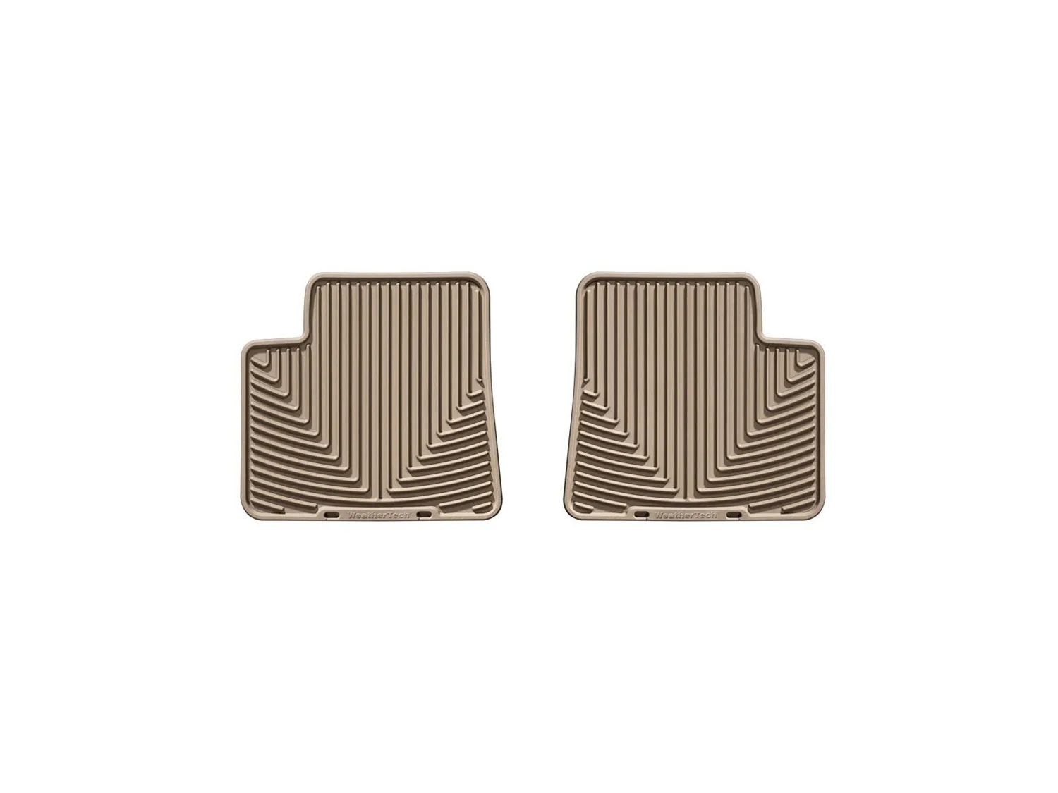 WeatherTech All Weather Floor Mats; Tan; Rear;