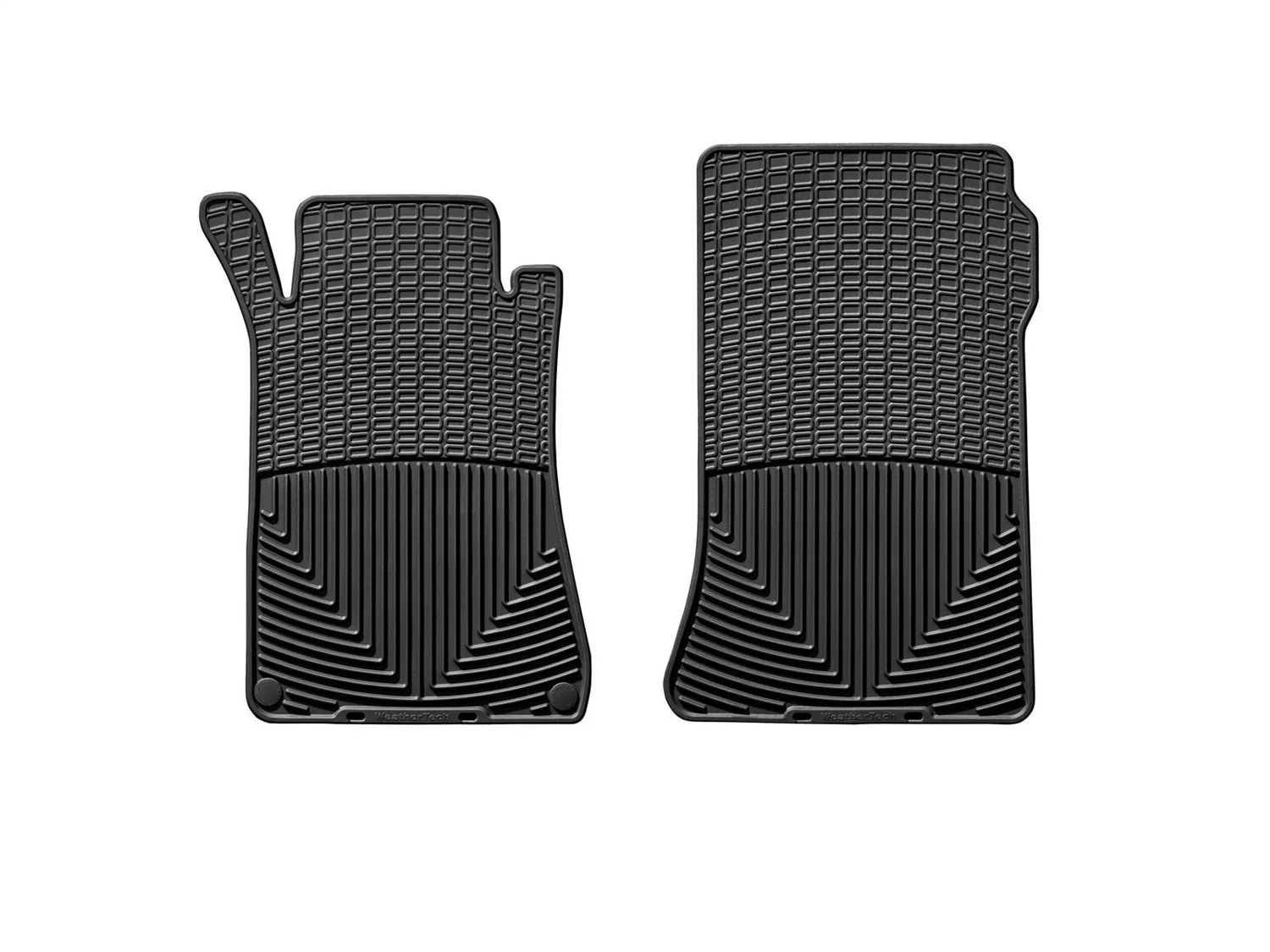 WeatherTech All Weather Floor Mats; Black; Front;