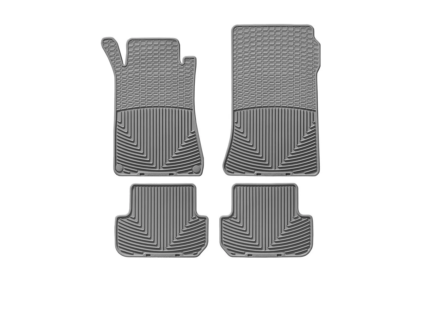 WeatherTech All Weather Floor Mats; Gray; Front and Rear;