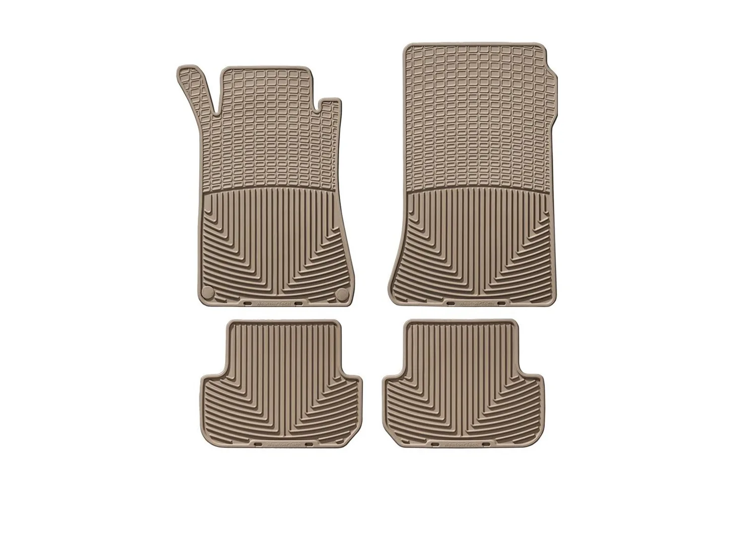 WeatherTech All Weather Floor Mats; Tan; Front and Rear;