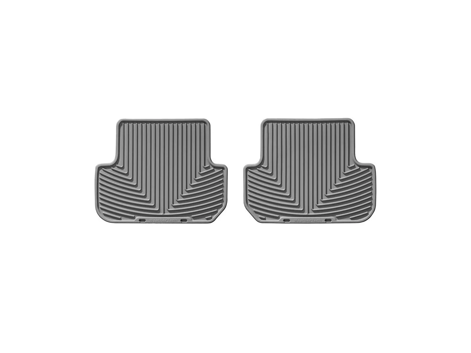 WeatherTech All Weather Floor Mats; Gray; Rear;
