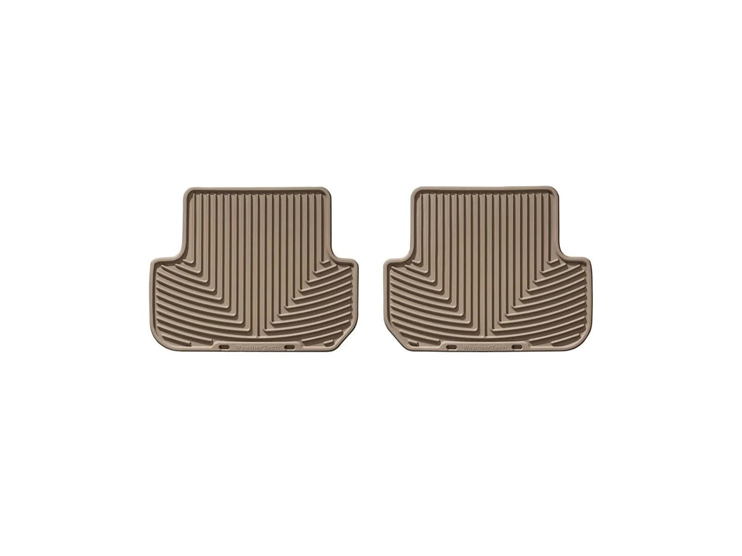 WeatherTech All Weather Floor Mats; Tan; Rear;
