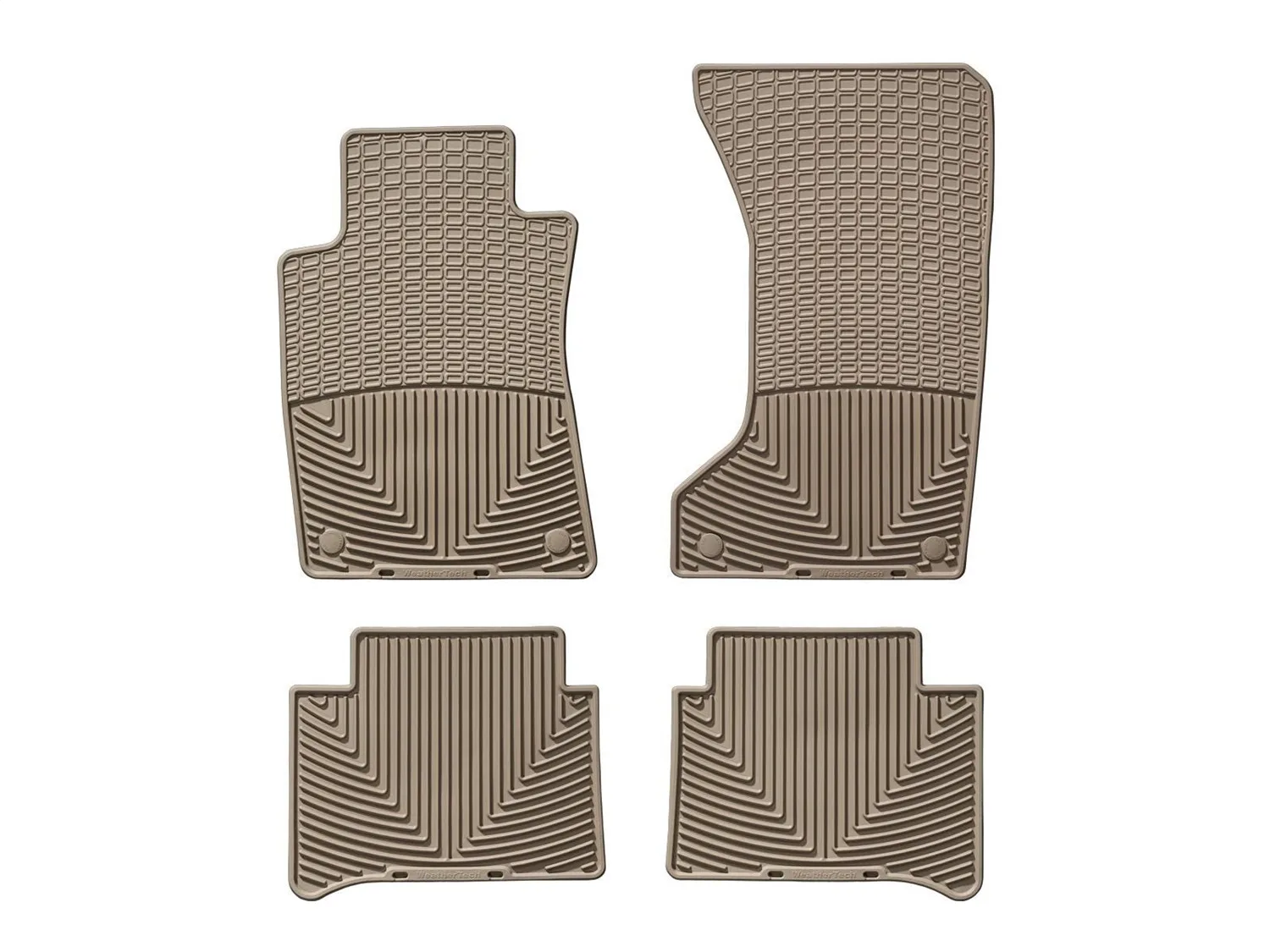 WeatherTech All Weather Floor Mats; Tan; Rear;