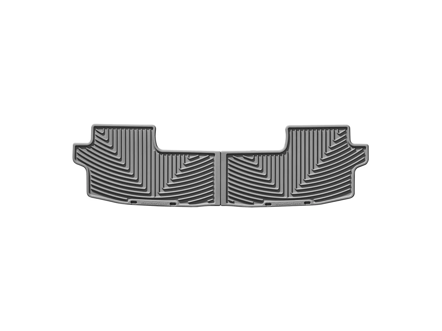 WeatherTech All Weather Floor Mats; Gray; Third Row;