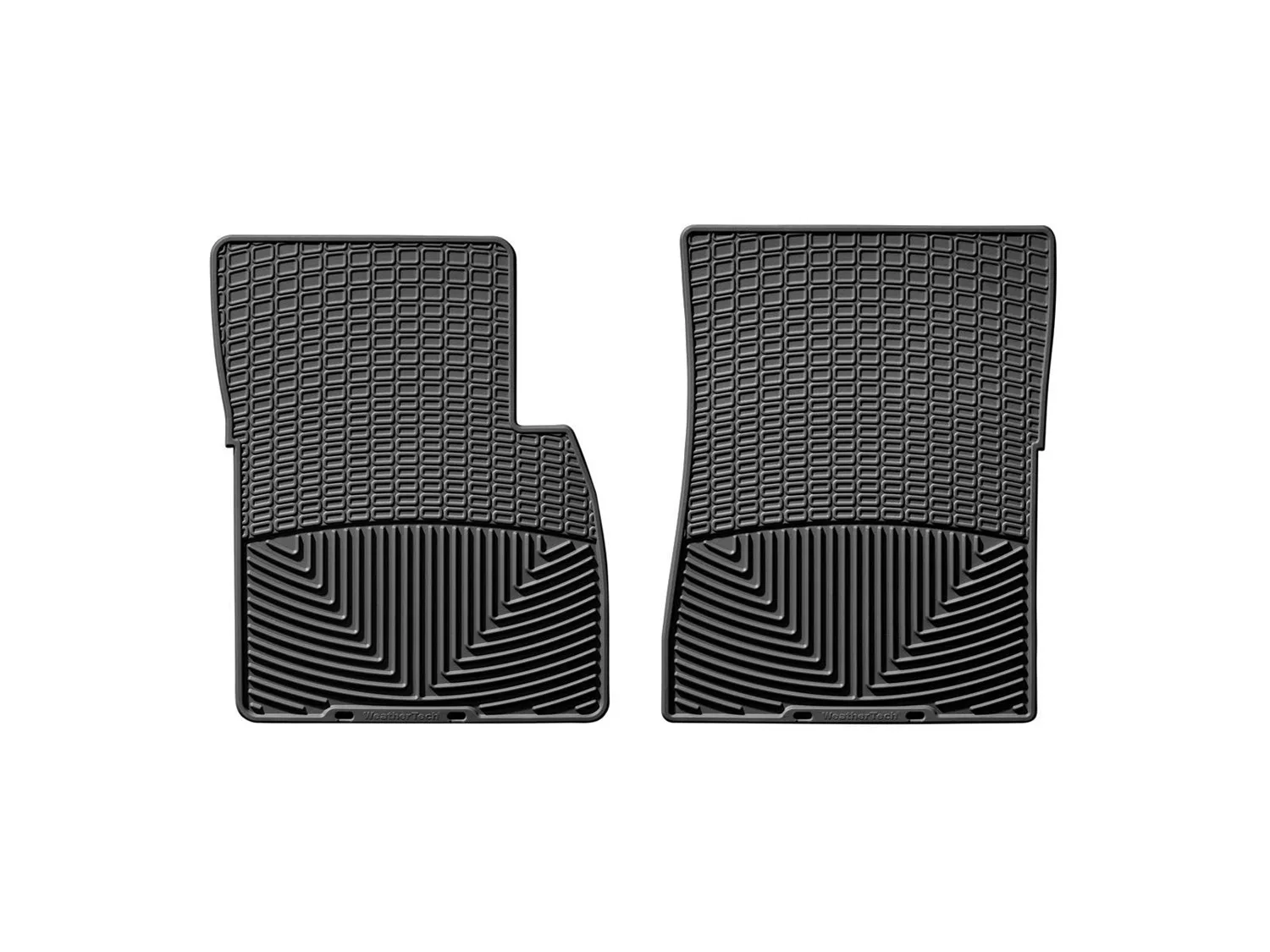 WeatherTech All Weather Floor Mats; Black; Front;