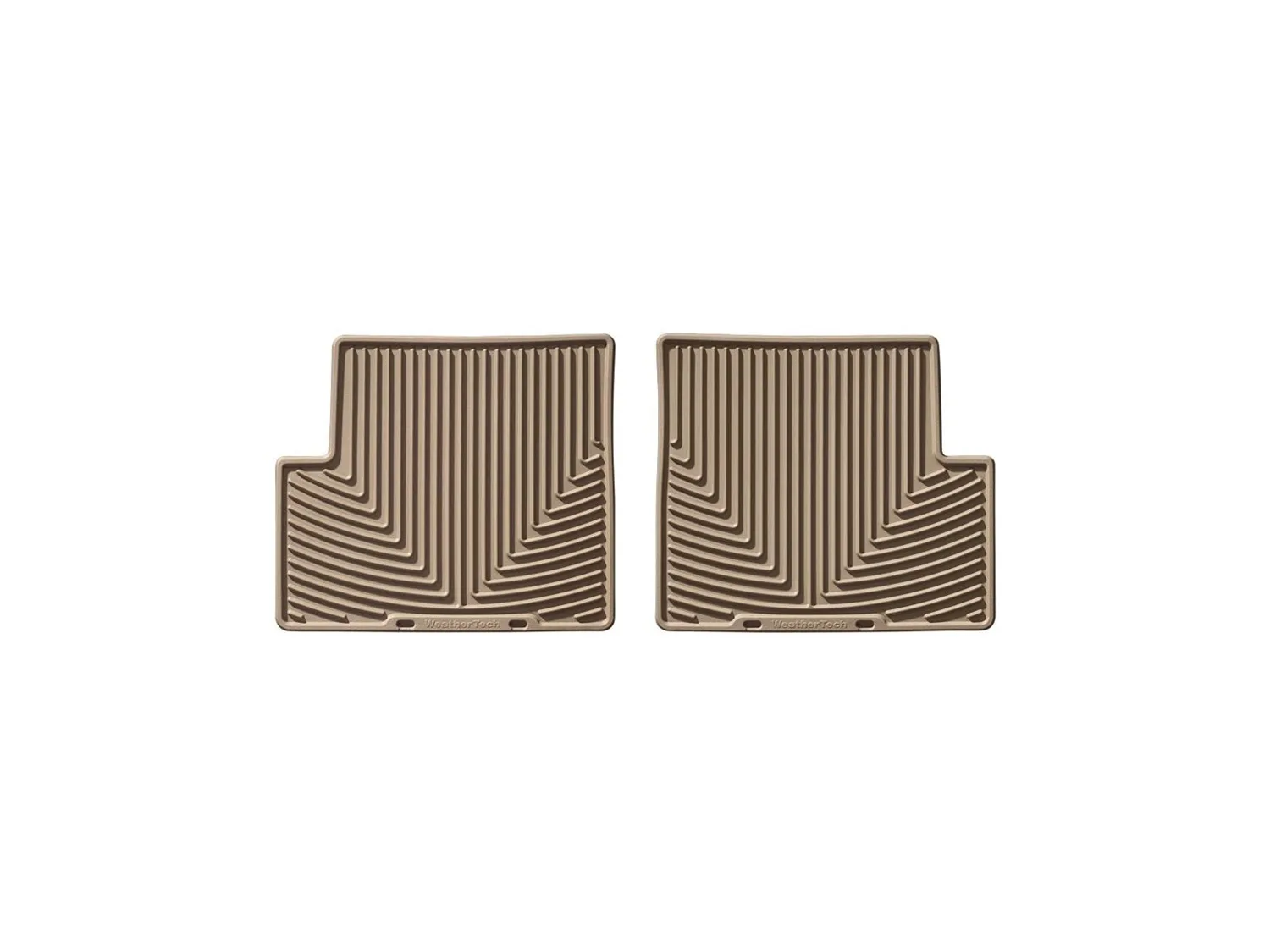 WeatherTech All Weather Floor Mats; Tan; Rear;