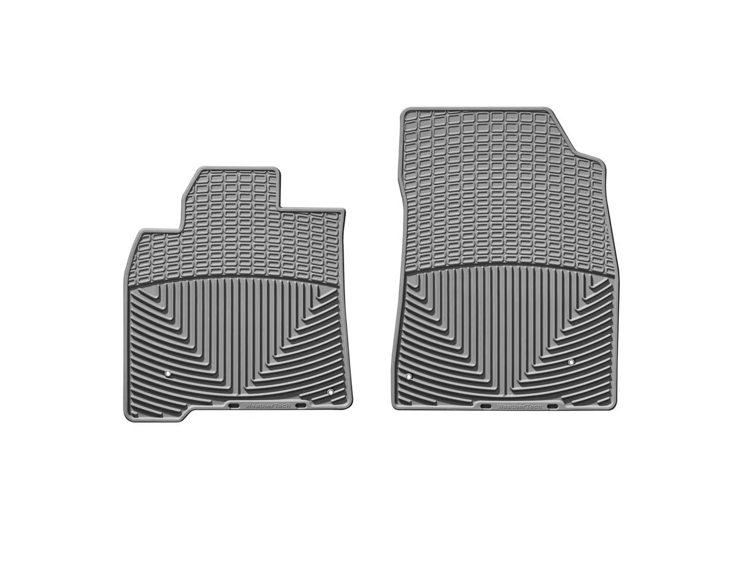 WeatherTech All Weather Floor Mats; Gray; Front;
