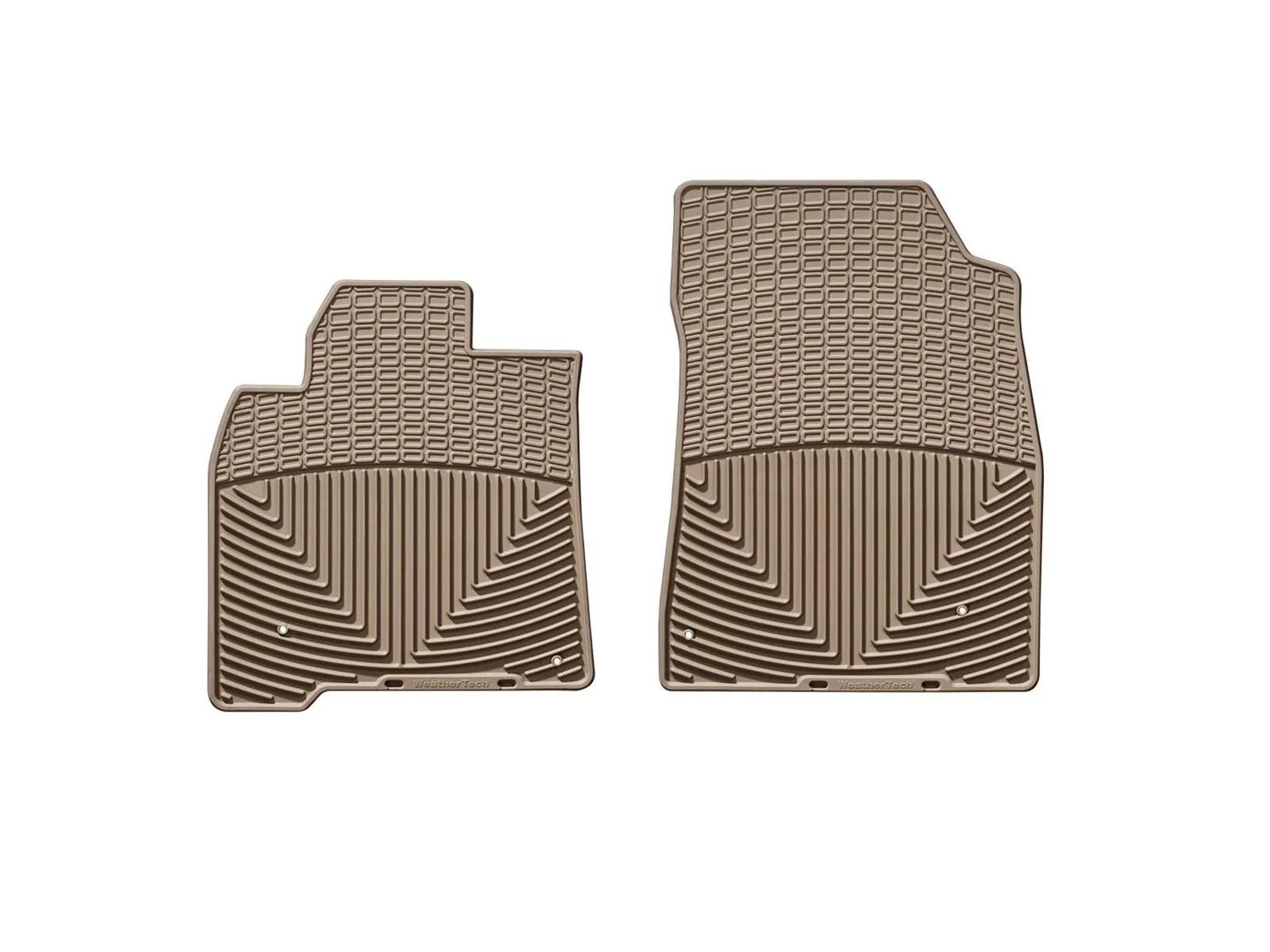 WeatherTech All Weather Floor Mats; Tan; Front;