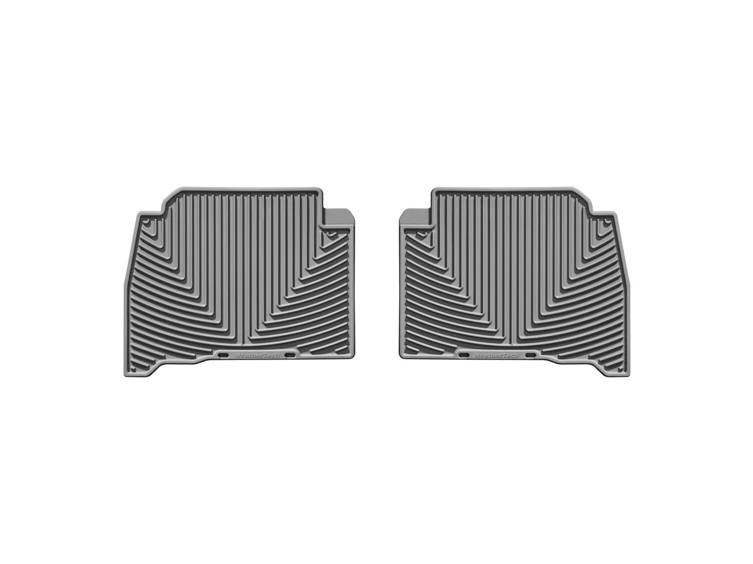WeatherTech All Weather Floor Mats; Gray; Rear;