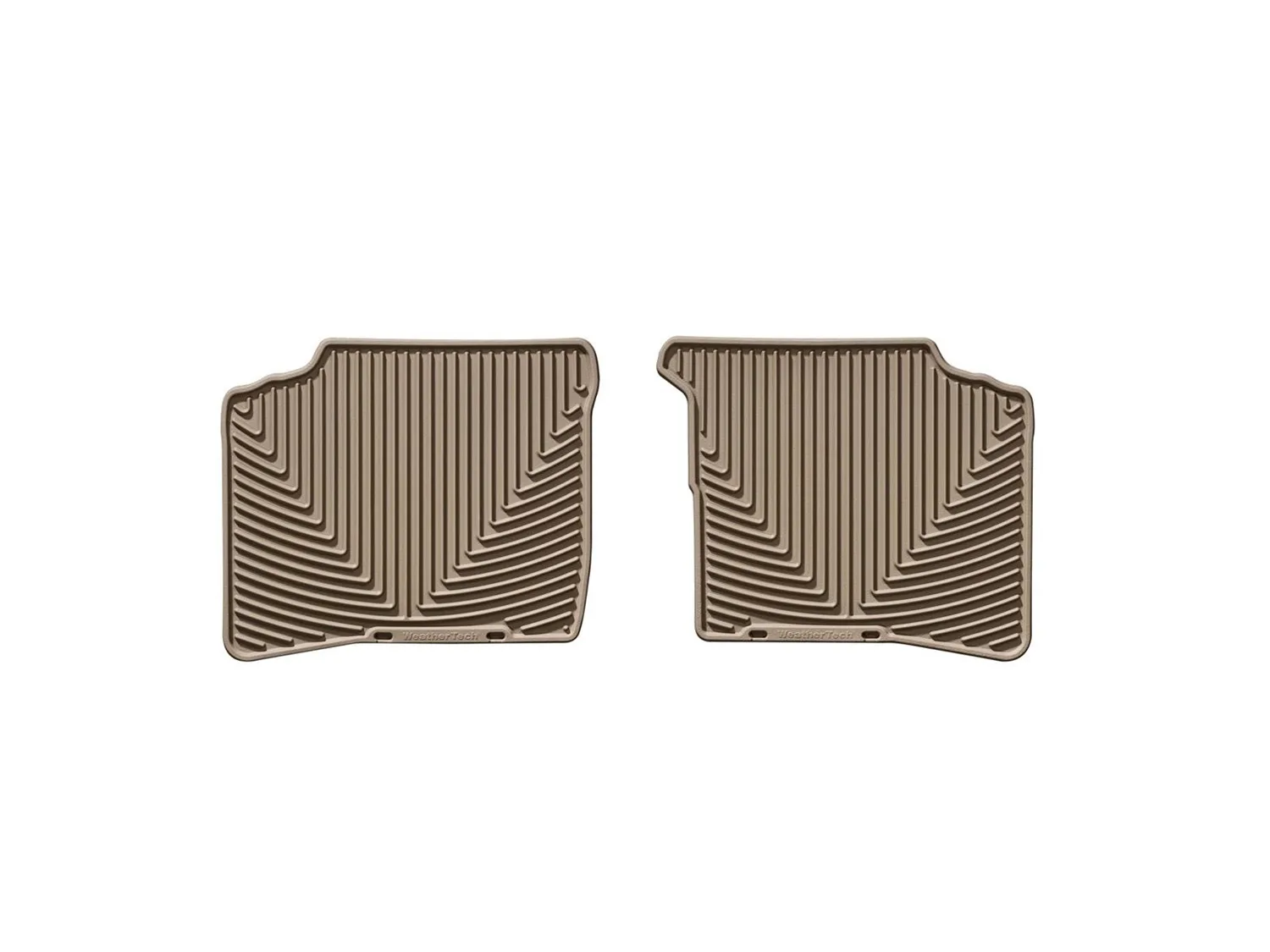 WeatherTech All Weather Floor Mats; Tan; Rear;