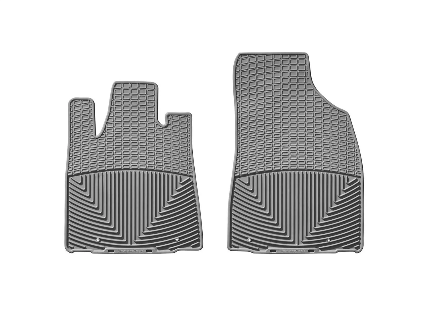WeatherTech All Weather Floor Mats; Gray; Front;