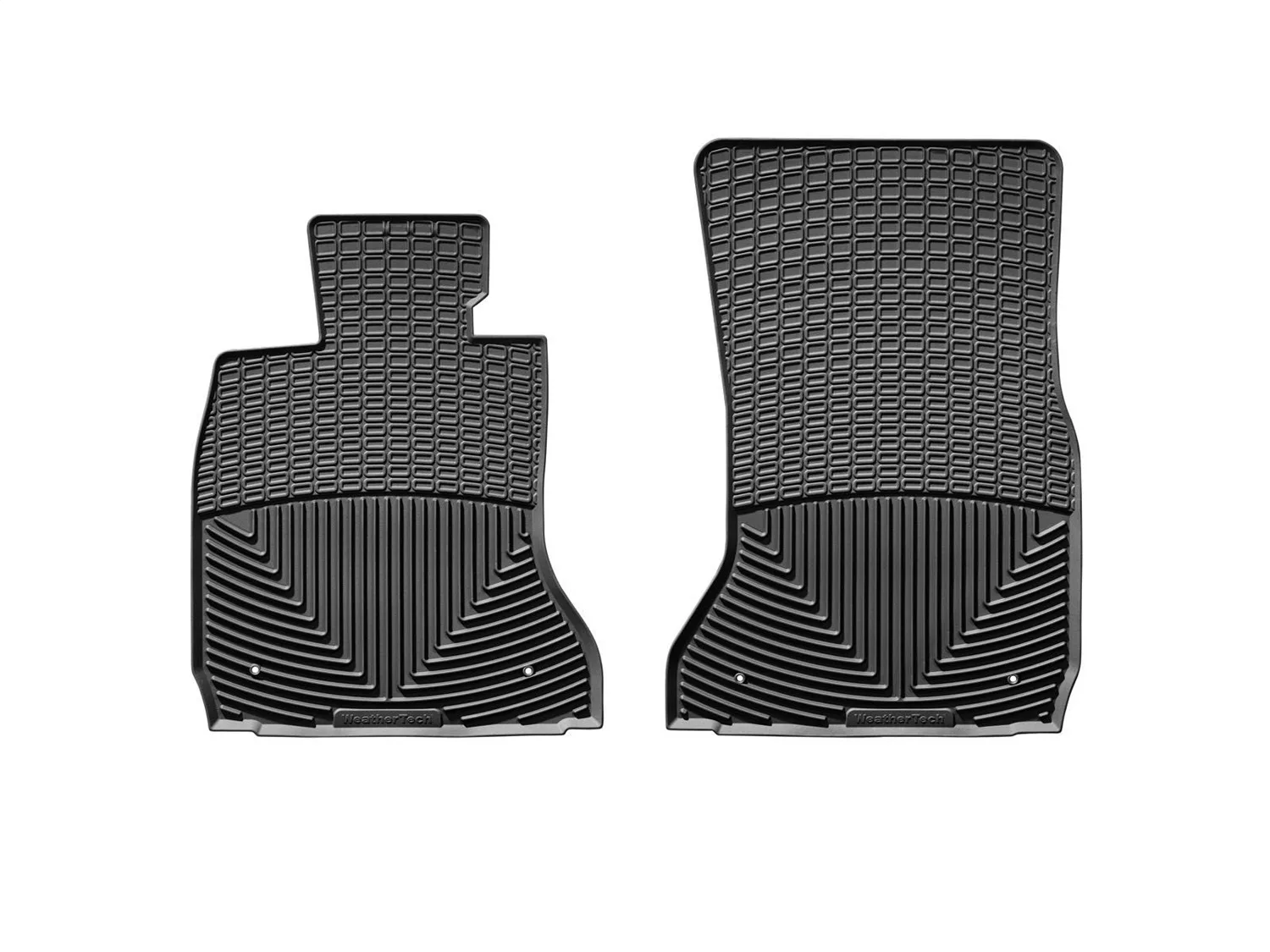 WeatherTech All Weather Floor Mats; Black; Front;