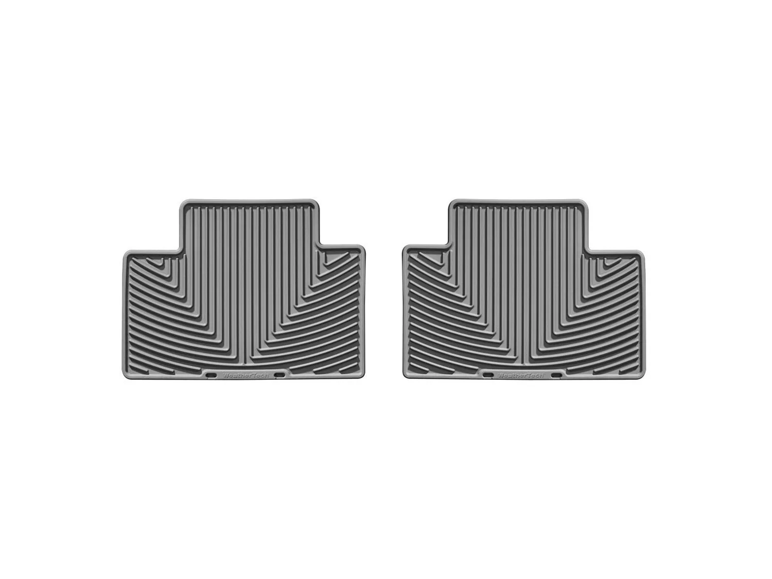 WeatherTech All Weather Floor Mats; Gray; Rear;