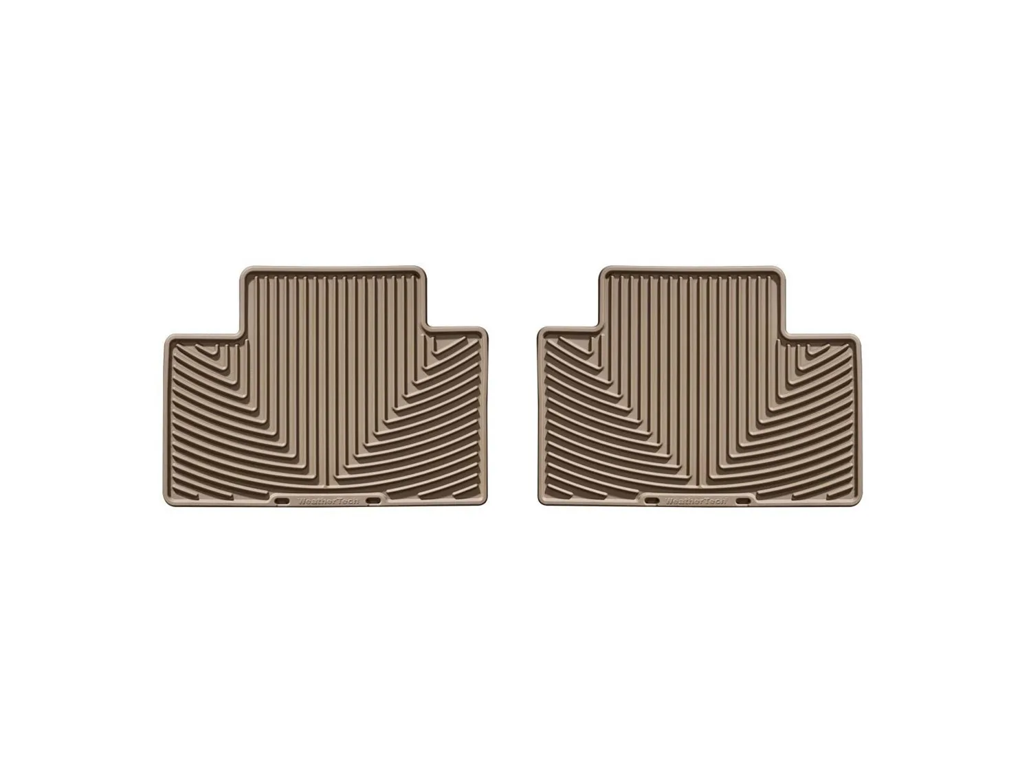 WeatherTech All Weather Floor Mats; Tan; Rear;