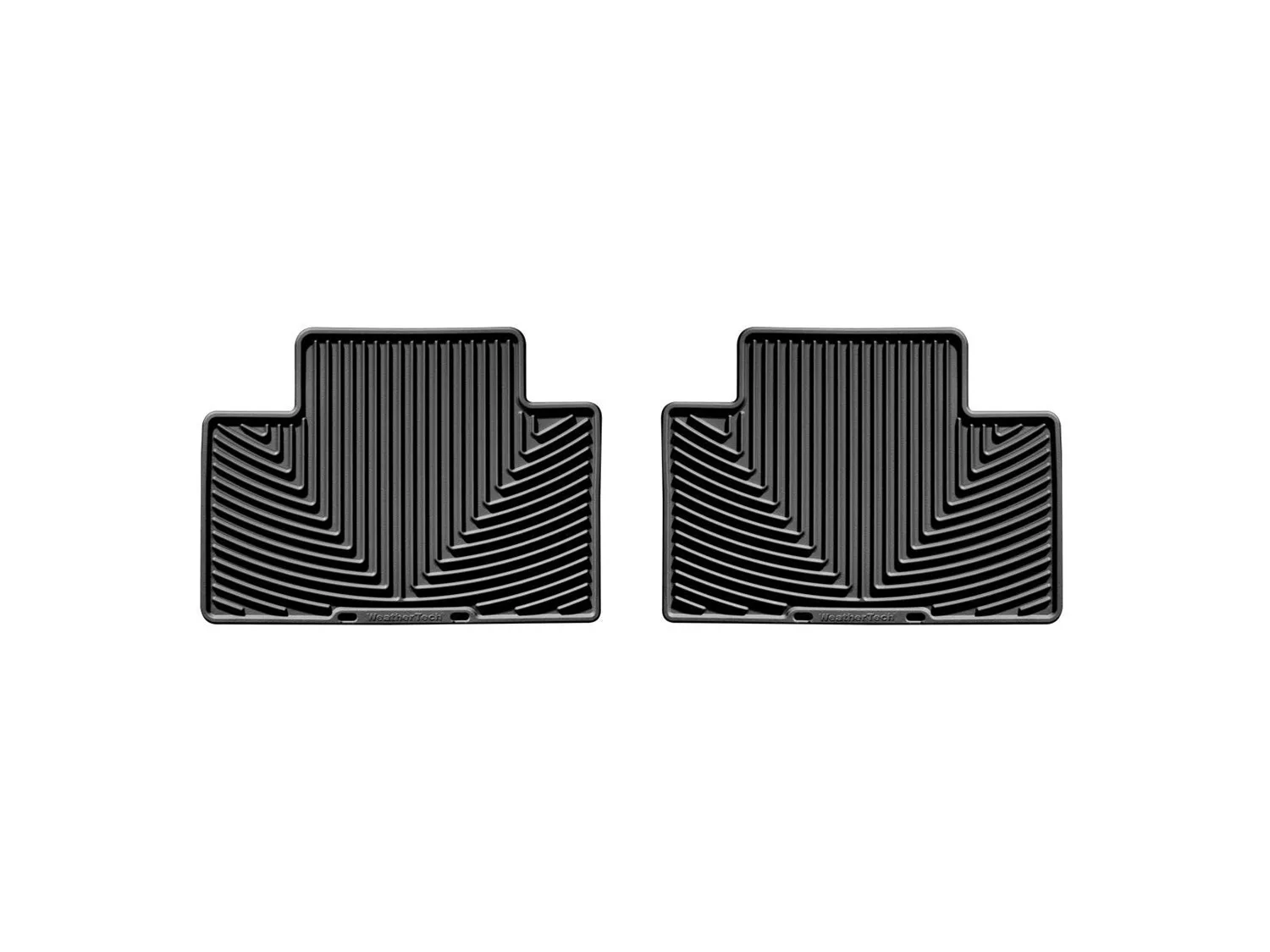 WeatherTech All Weather Floor Mats; Black; Rear;