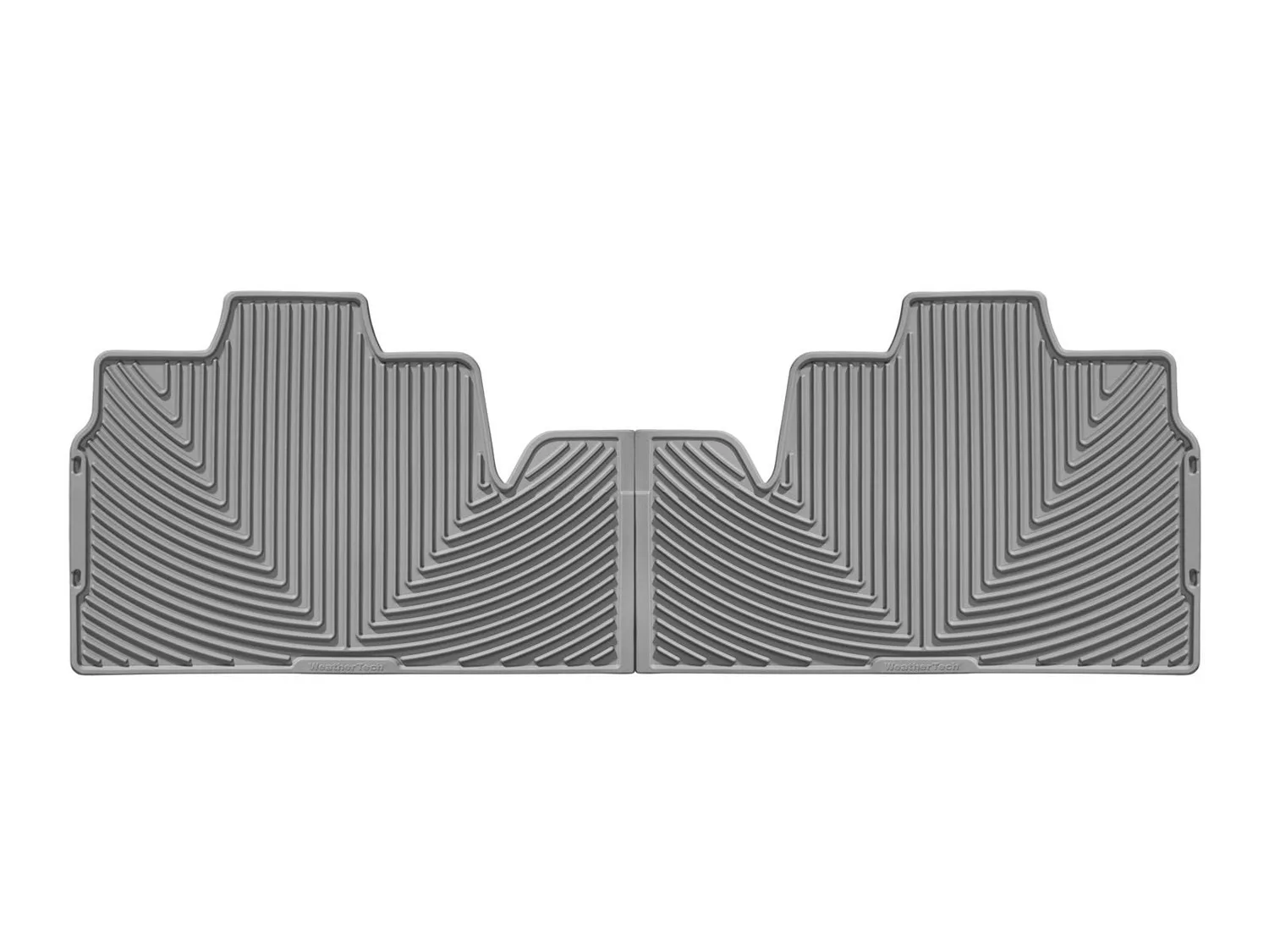 WeatherTech All Weather Floor Mats; Gray; Rear;