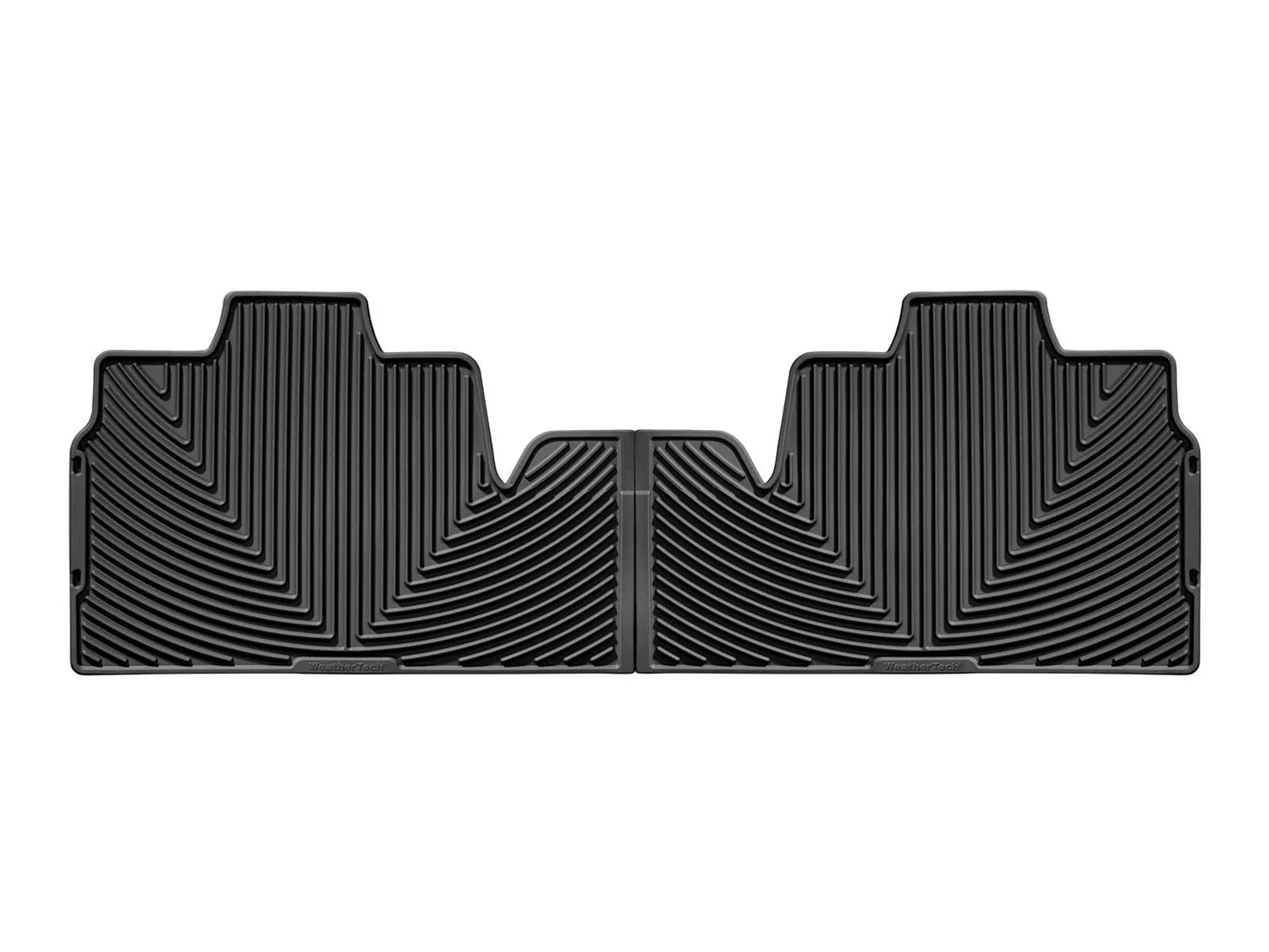 WeatherTech All Weather Floor Mats; Black; Rear;