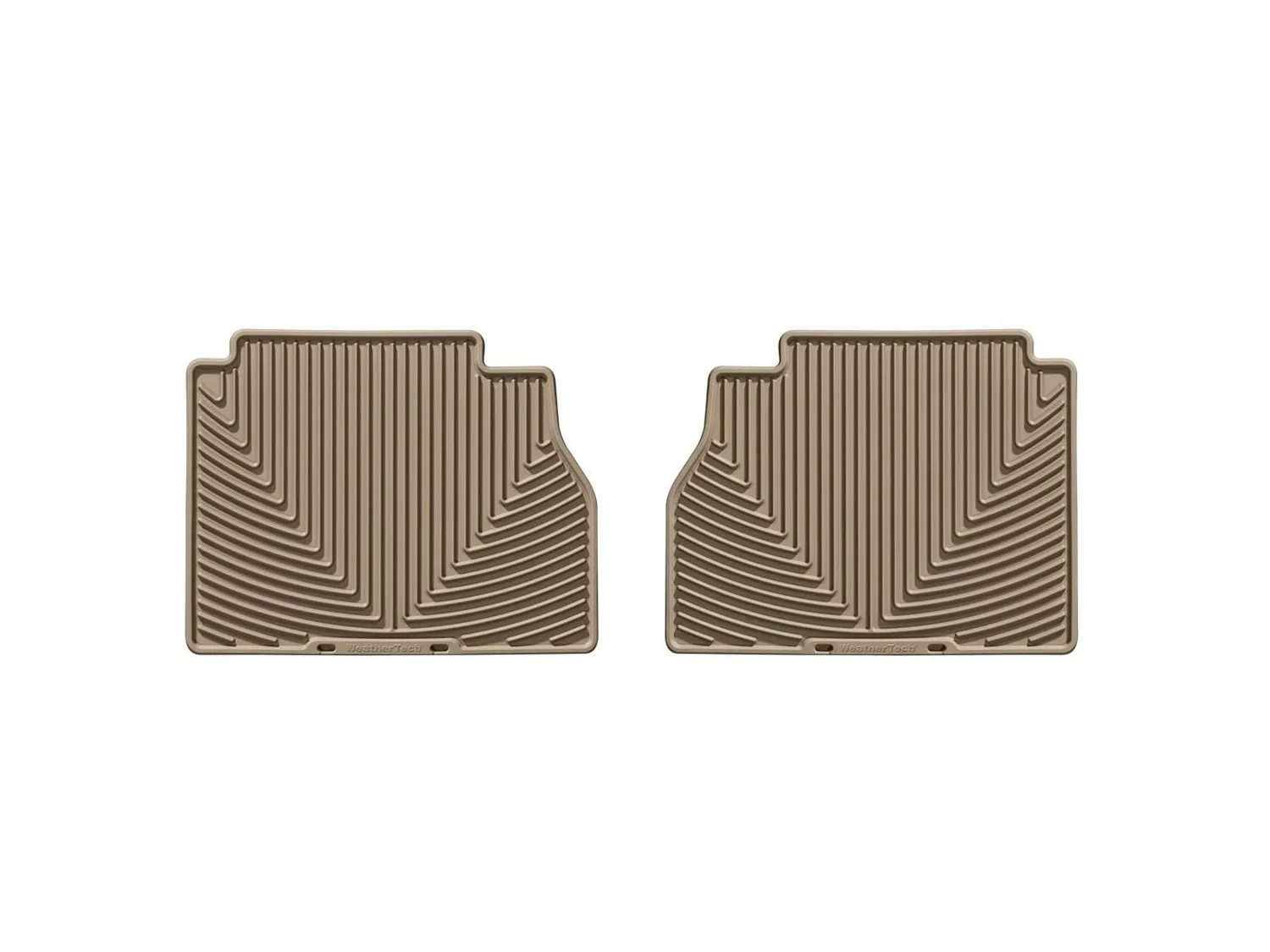 WeatherTech All Weather Floor Mats; Tan; Rear;