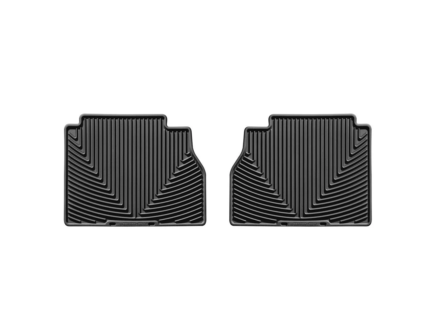 WeatherTech All Weather Floor Mats; Black; Rear;