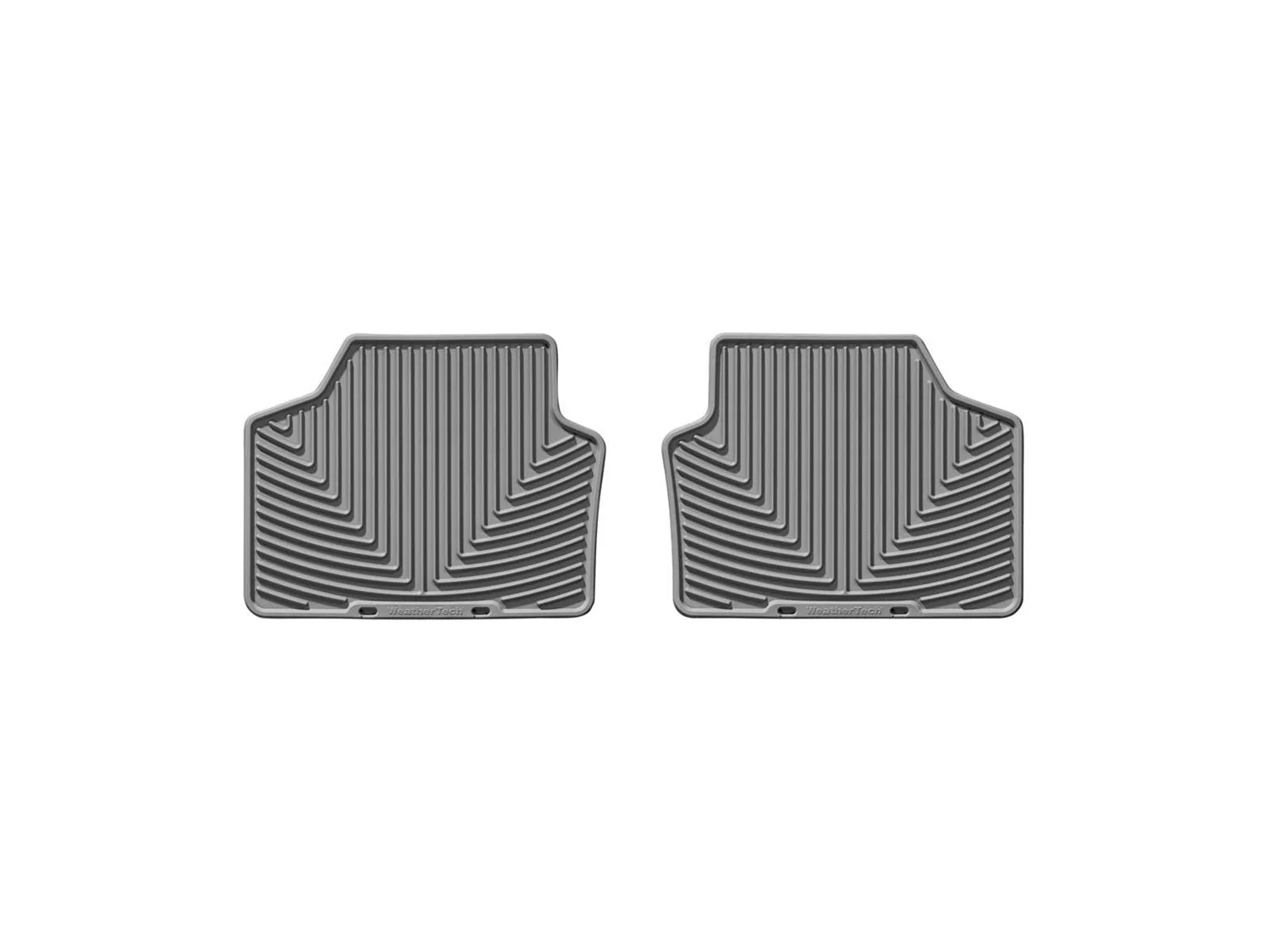 WeatherTech All Weather Floor Mats; Gray; Rear;