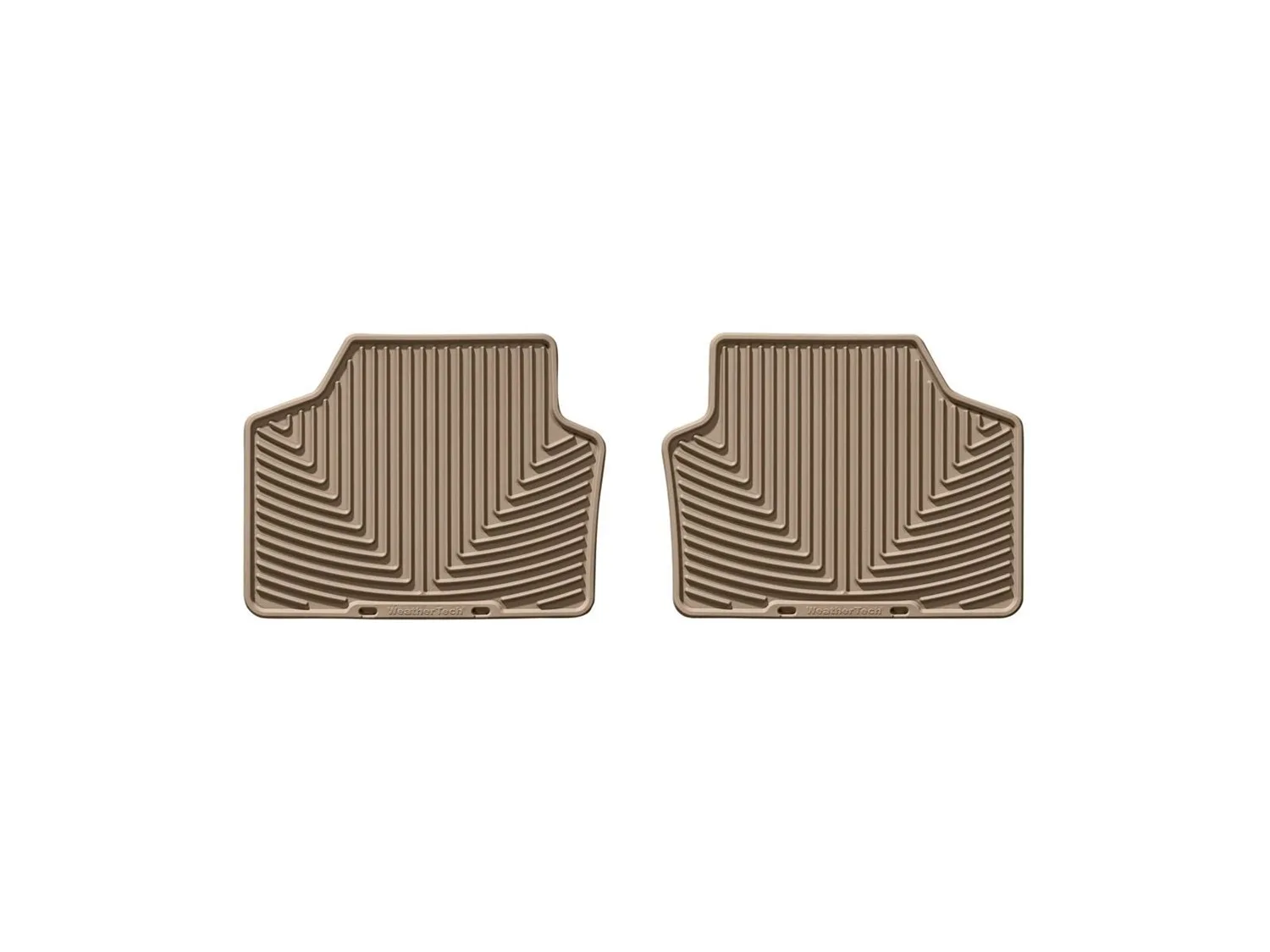 WeatherTech All Weather Floor Mats; Tan; Rear;