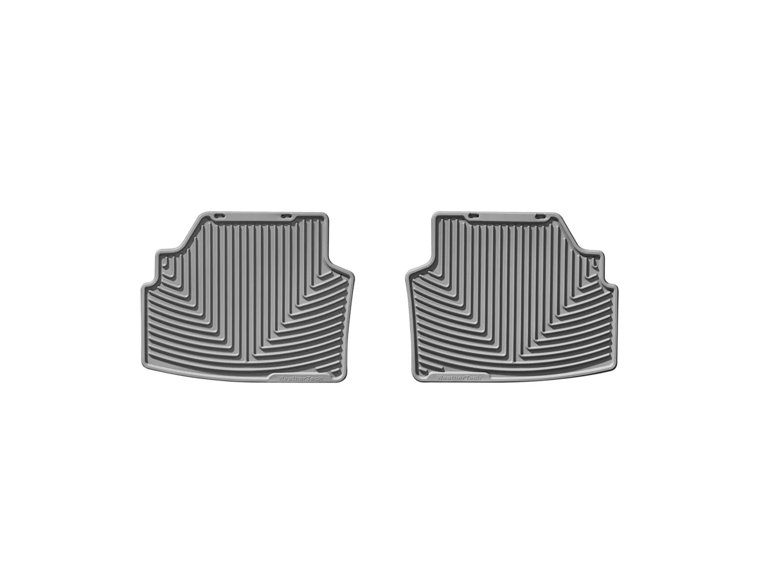 WeatherTech All Weather Floor Mats; Gray; Rear;