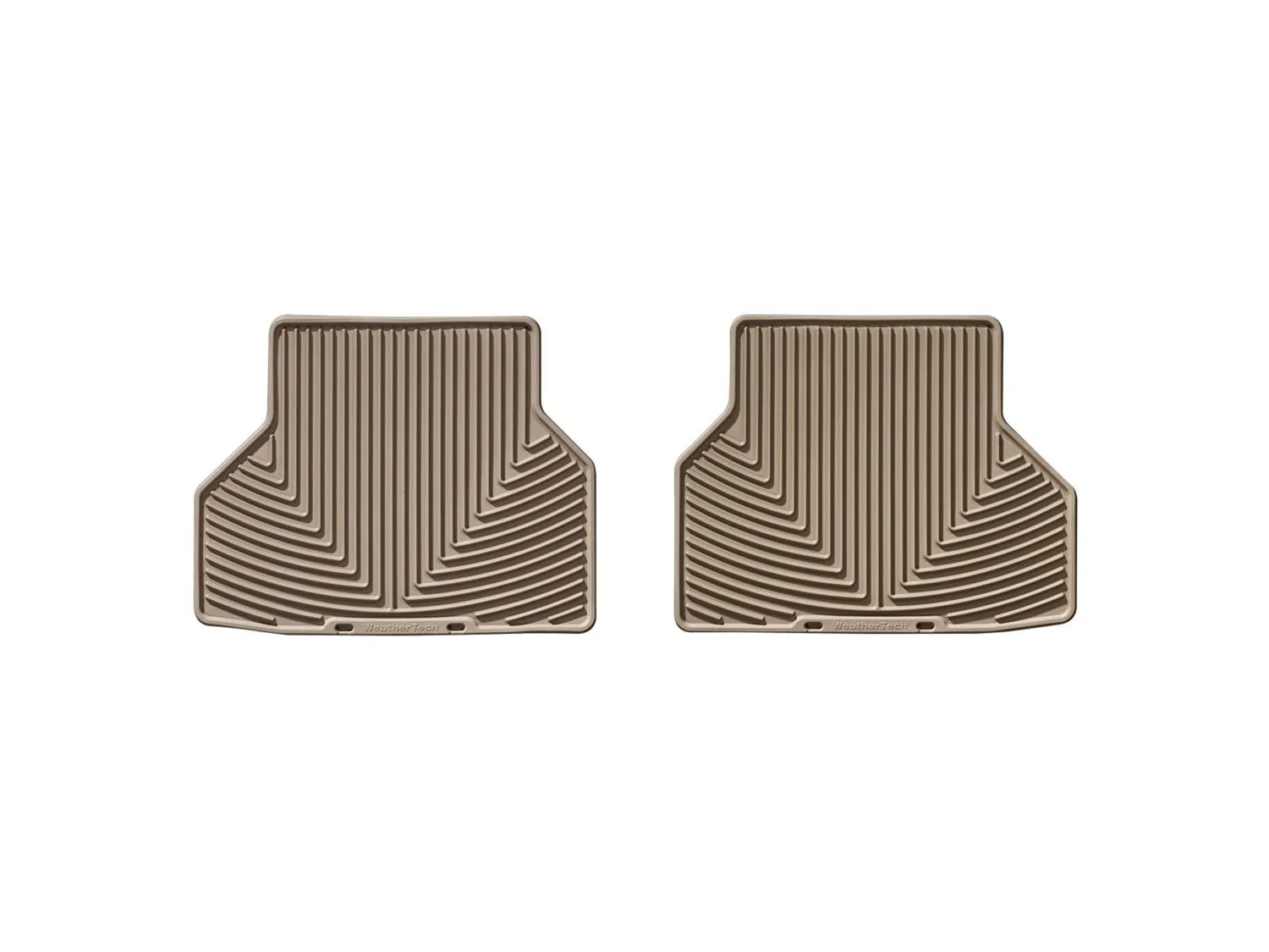 WeatherTech All Weather Floor Mats; Tan; Rear;