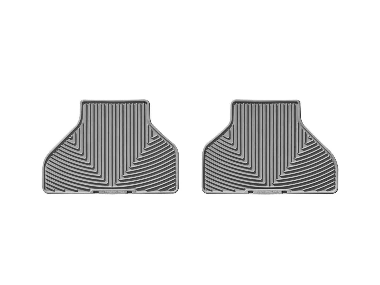 WeatherTech All Weather Floor Mats; Gray; Rear;