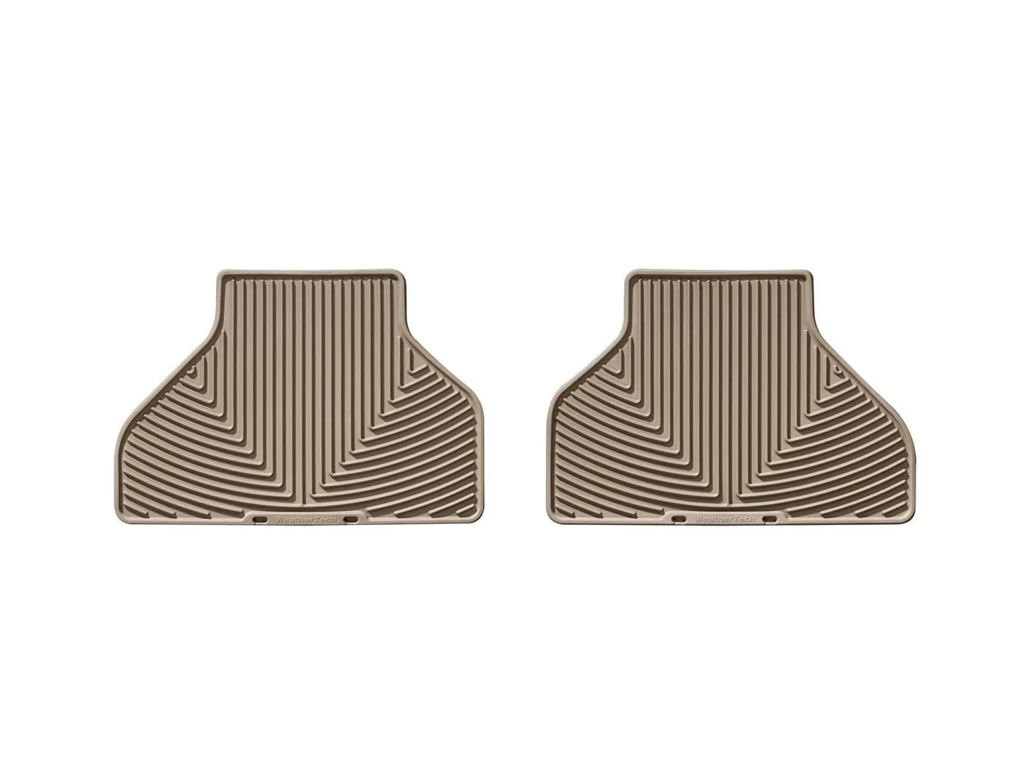 WeatherTech All Weather Floor Mats; Tan; Rear;
