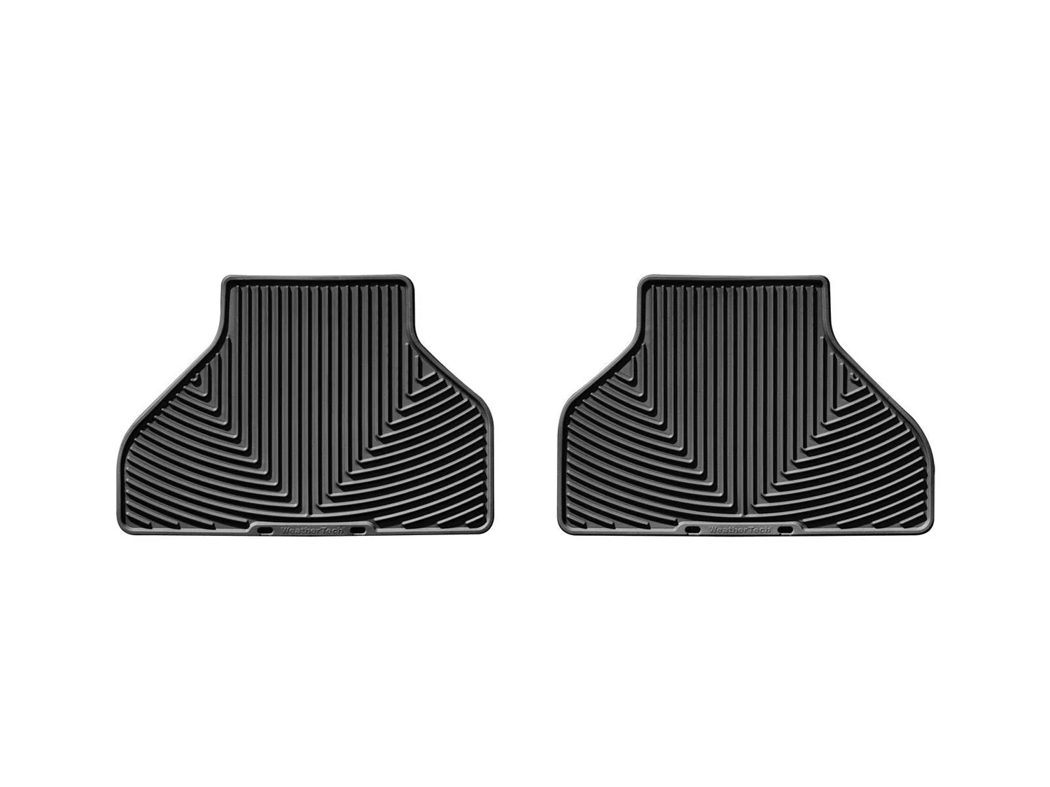 WeatherTech All Weather Floor Mats; Black; Rear;