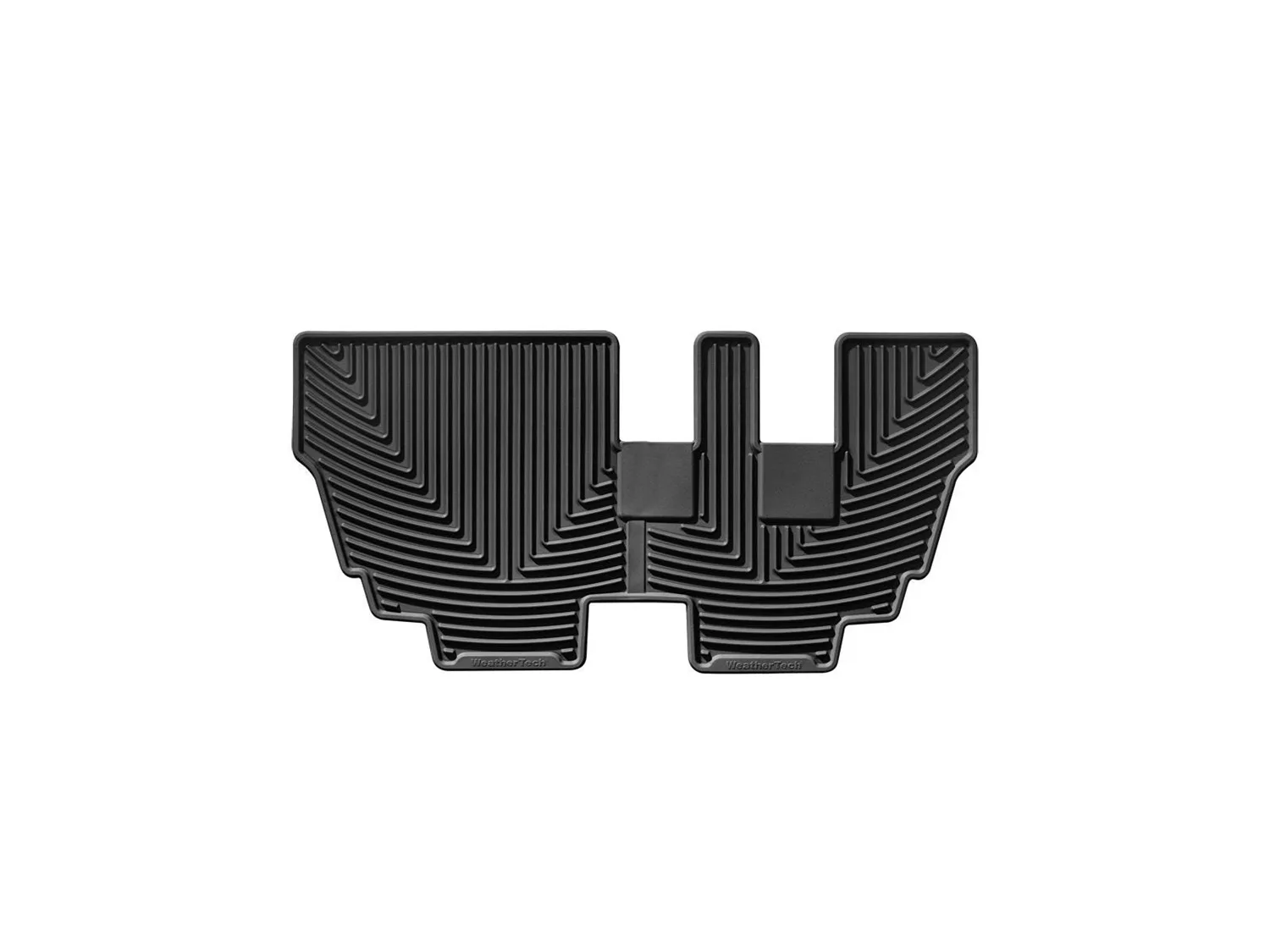 WeatherTech All Weather Floor Mats; Black; Third Row;