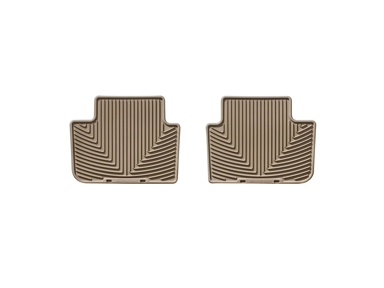WeatherTech All Weather Floor Mats; Tan; Rear;