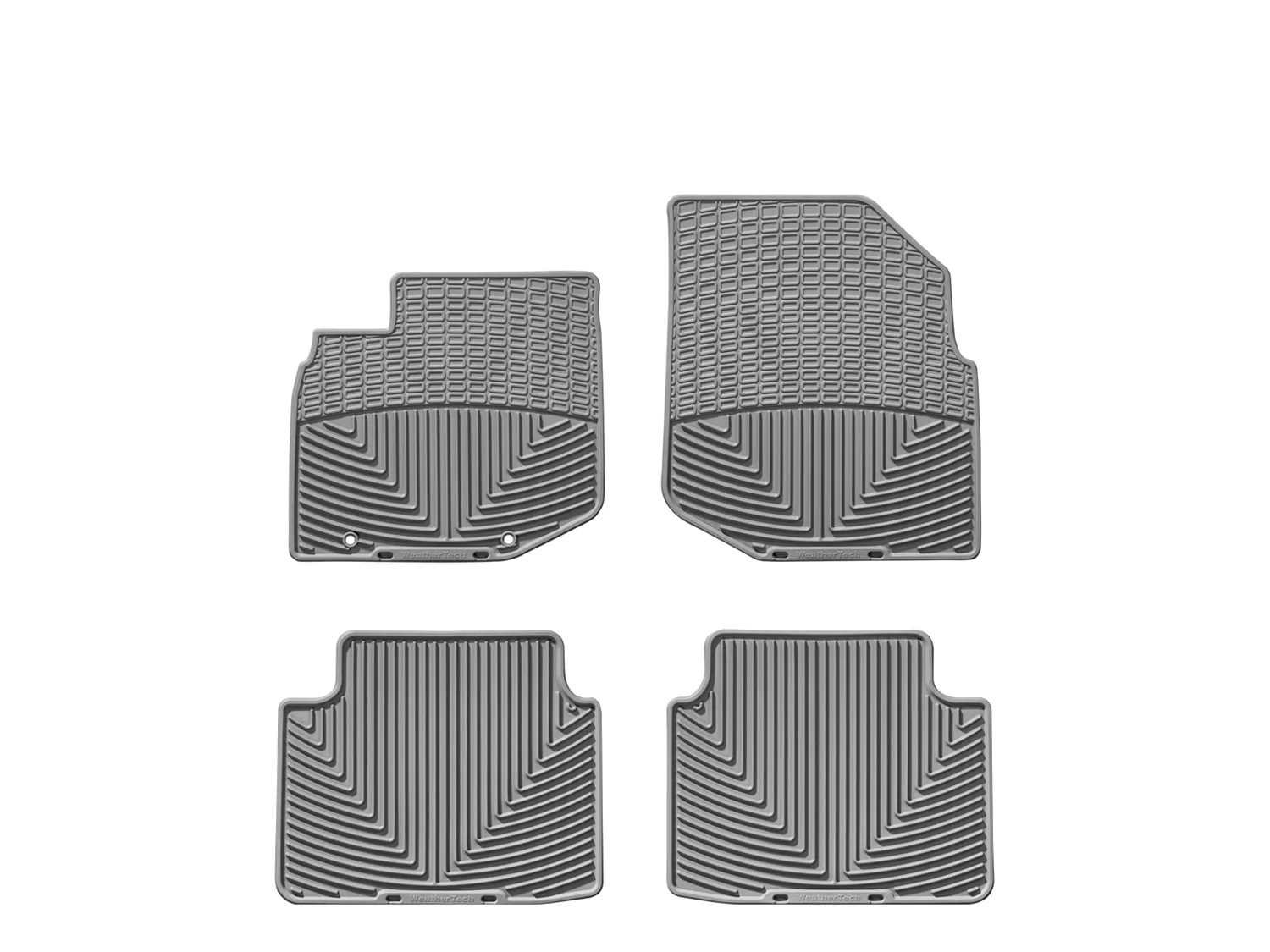 WeatherTech All Weather Floor Mats; Gray; Front and Rear;