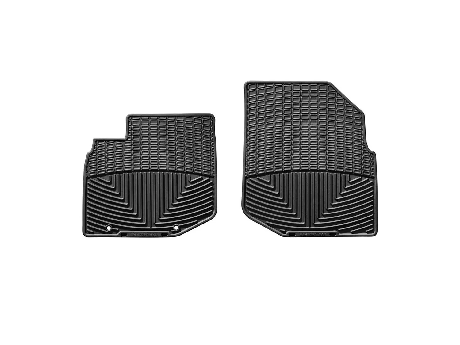 WeatherTech All Weather Floor Mats; Black; Front;