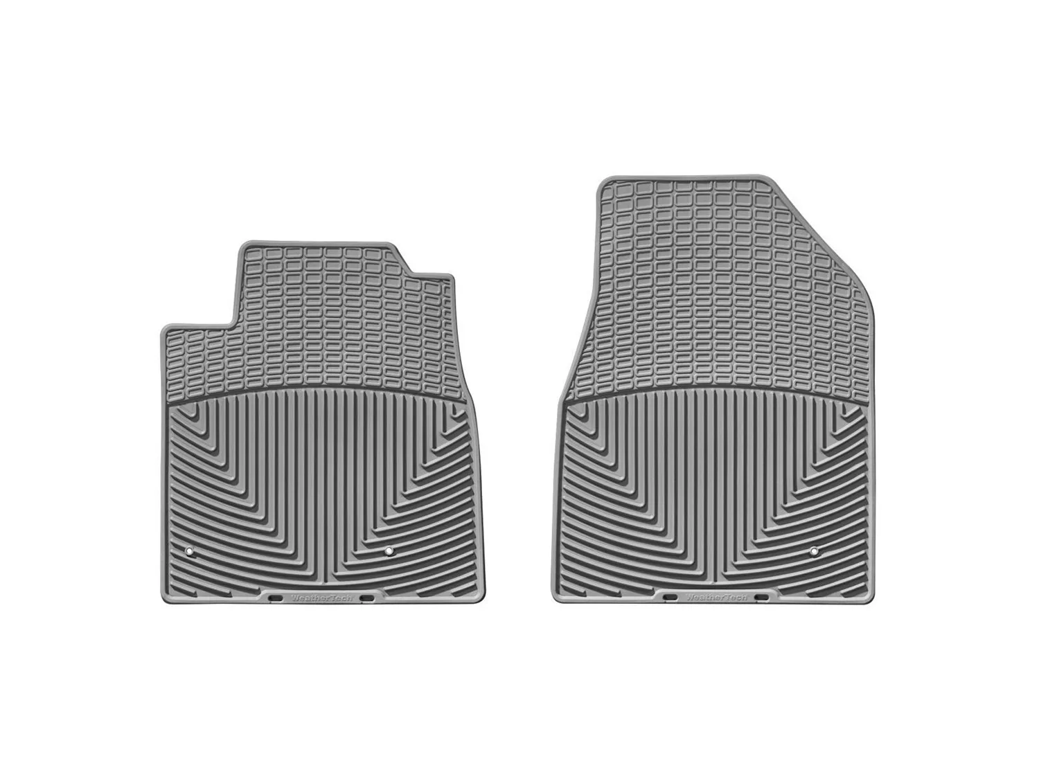 WeatherTech All Weather Floor Mats; Gray; Front;