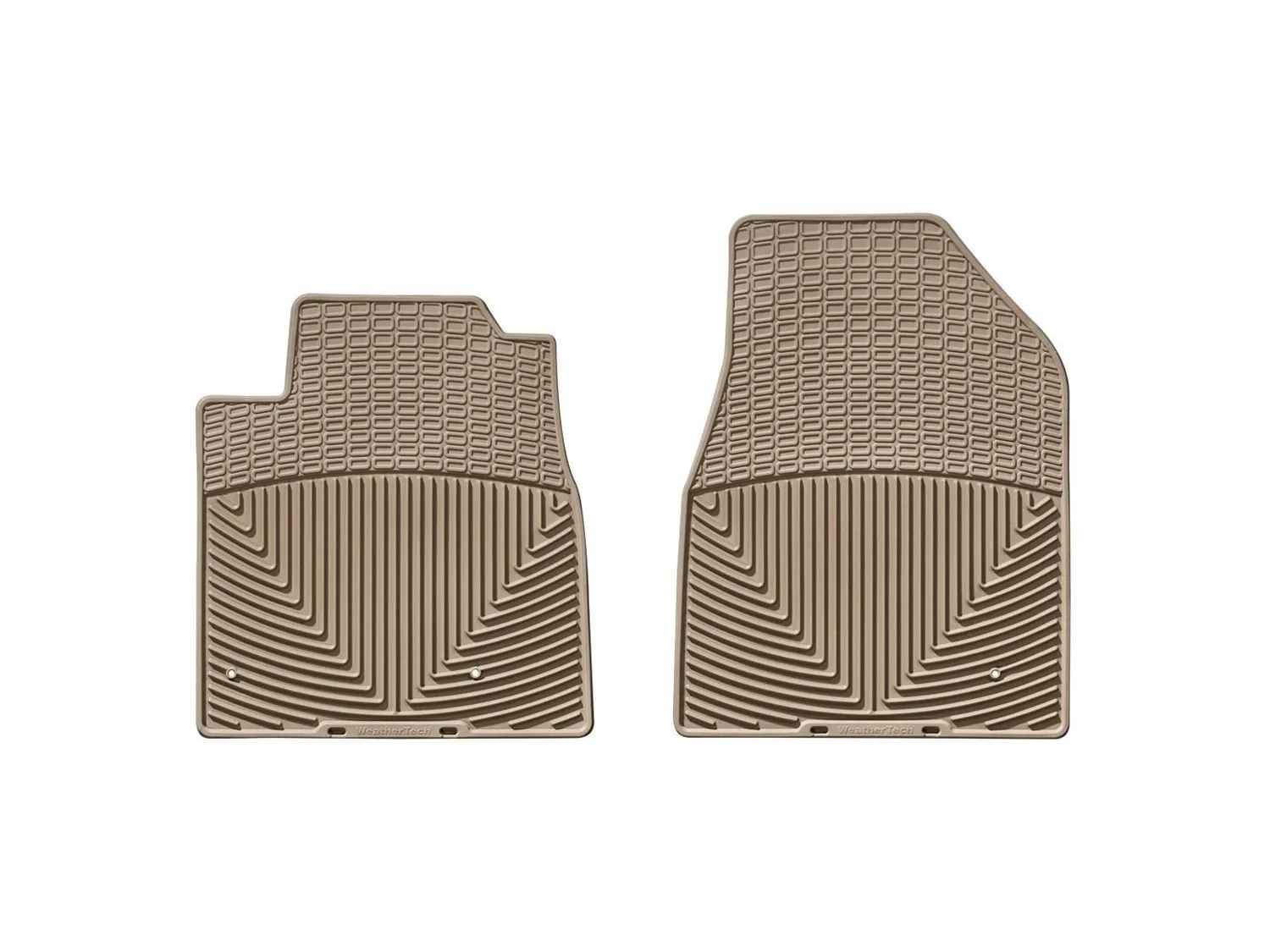 WeatherTech All Weather Floor Mats; Tan; Front;