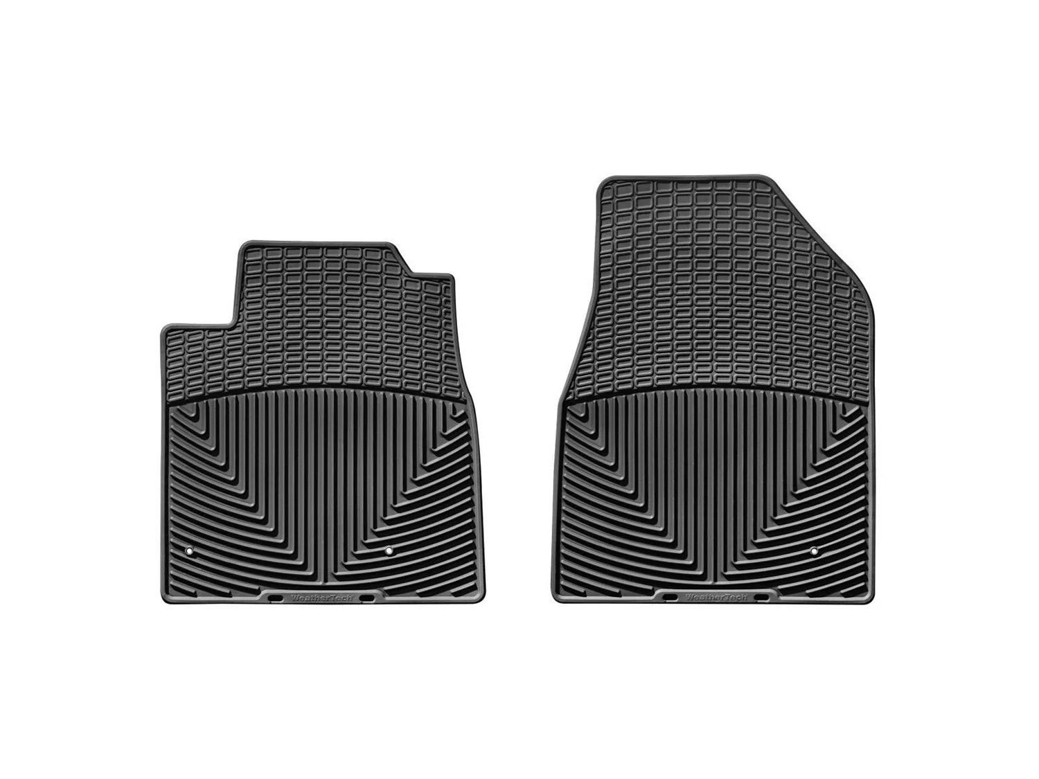 WeatherTech All Weather Floor Mats; Black; Front;