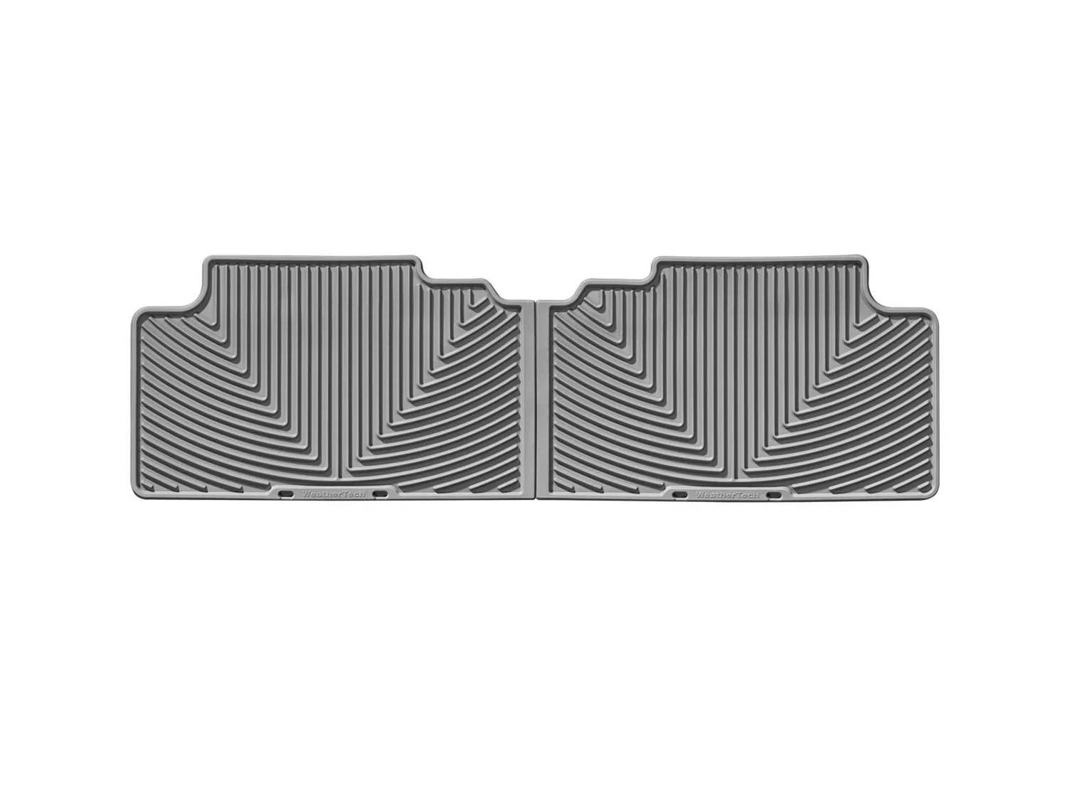 WeatherTech All Weather Floor Mats; Gray; Rear;