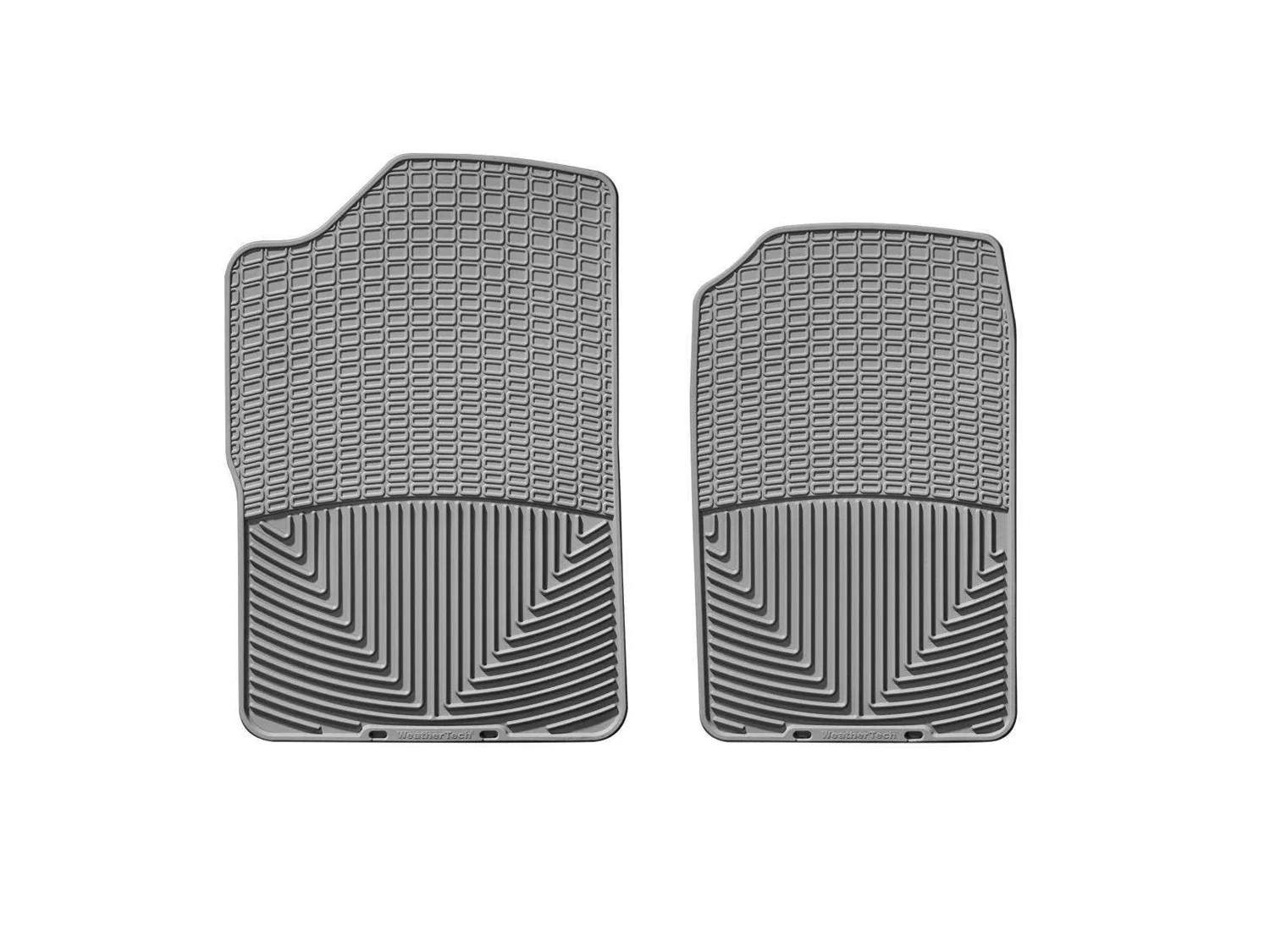 WeatherTech All Weather Floor Mats; Gray; Front;