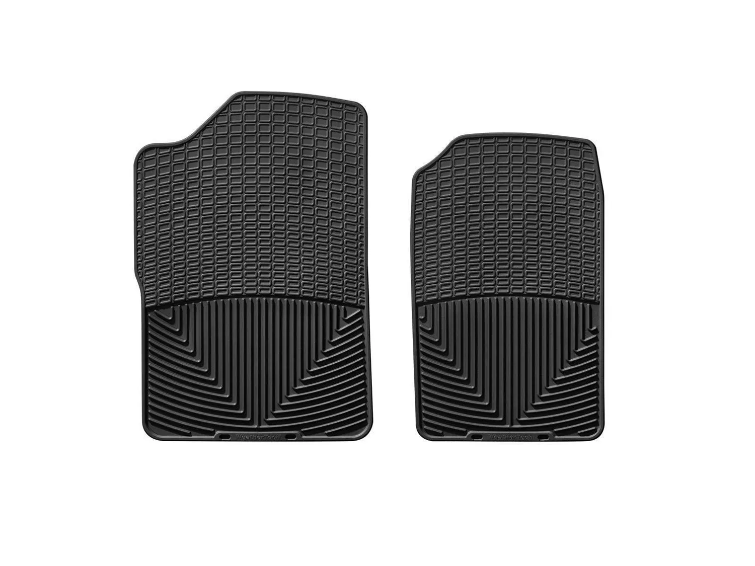 WeatherTech All Weather Floor Mats; Black; Front;