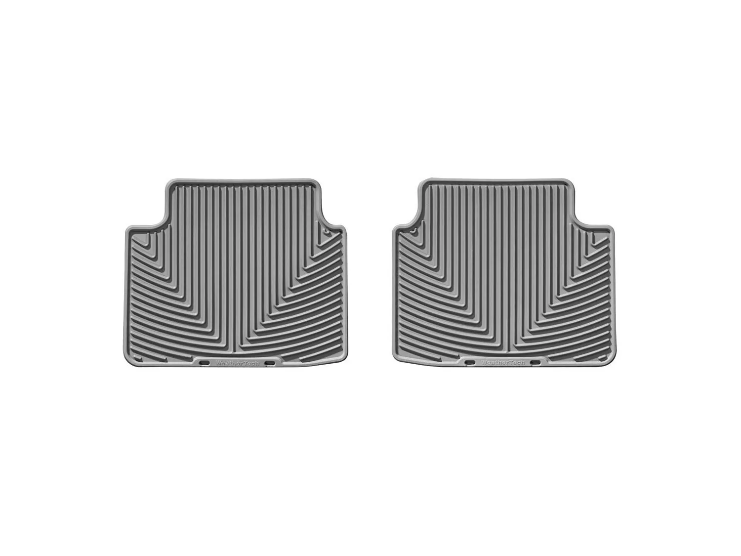 WeatherTech All Weather Floor Mats; Gray; Rear;