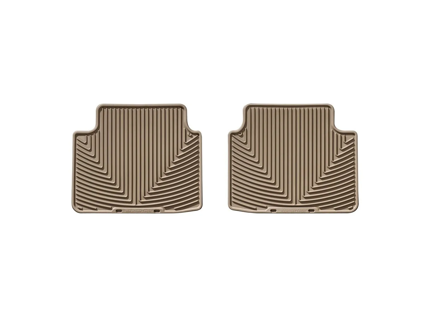 WeatherTech All Weather Floor Mats; Tan; Rear;