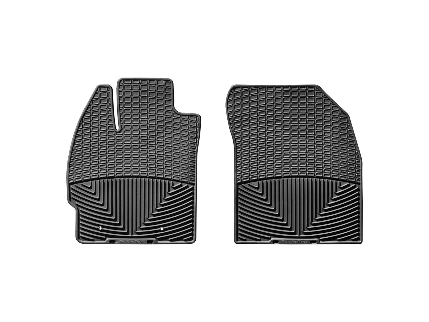 WeatherTech All Weather Floor Mats; Black; Front;