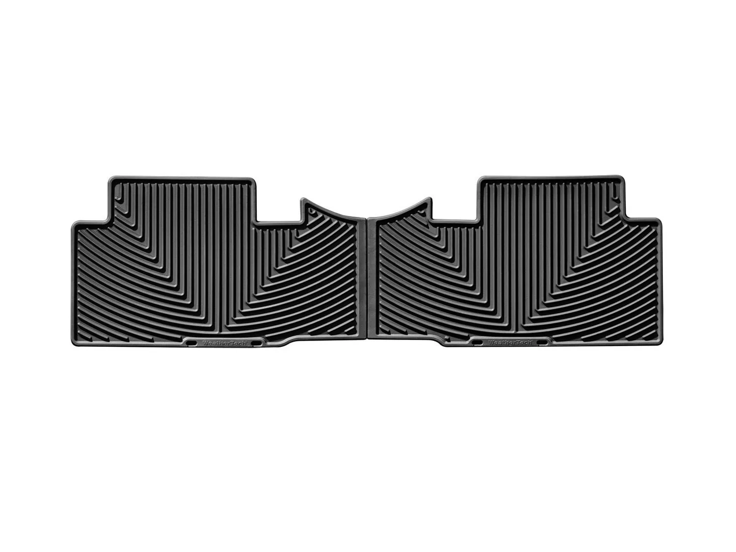 WeatherTech All Weather Floor Mats; Black; Rear;
