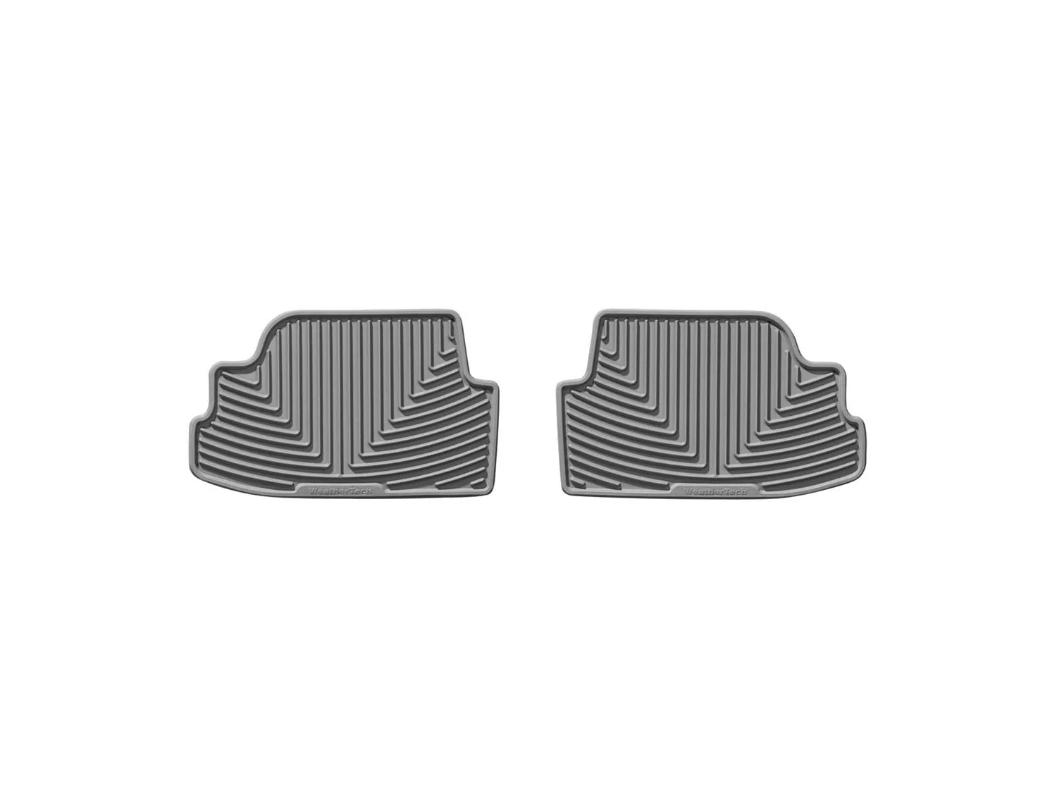 WeatherTech All Weather Floor Mats; Gray; Rear;