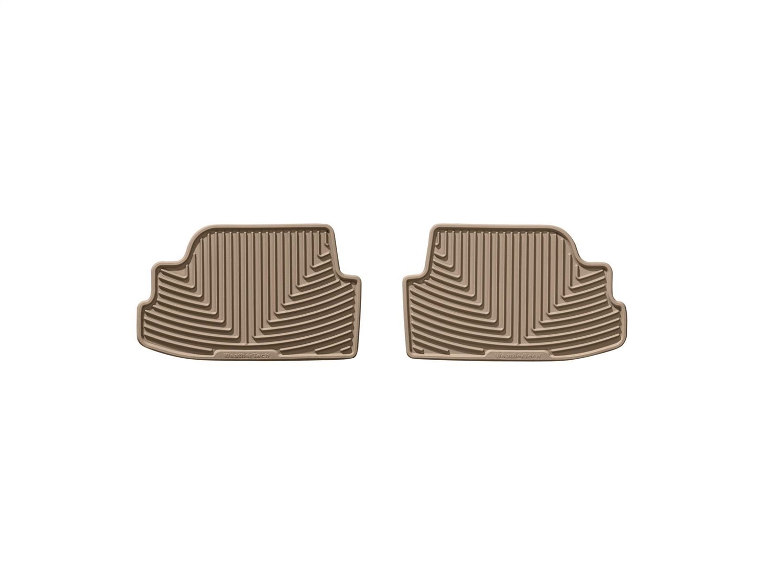 WeatherTech All Weather Floor Mats; Tan; Rear;