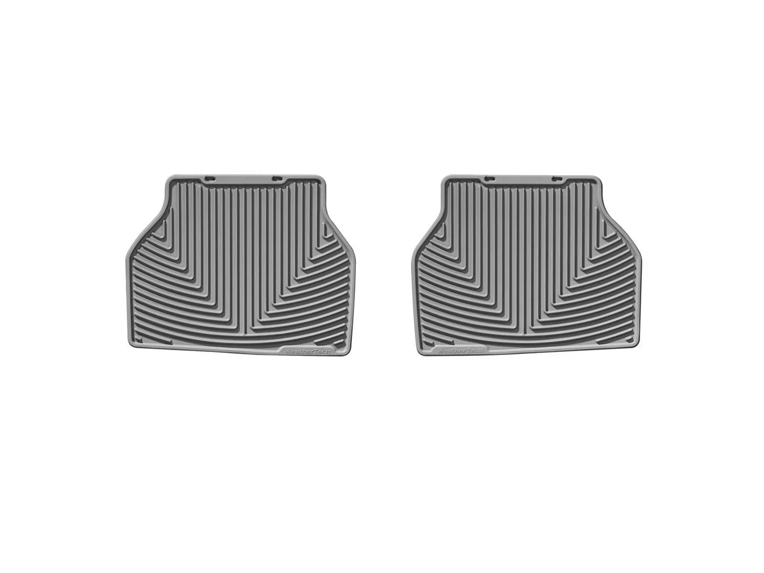 WeatherTech All Weather Floor Mats; Gray; Rear;